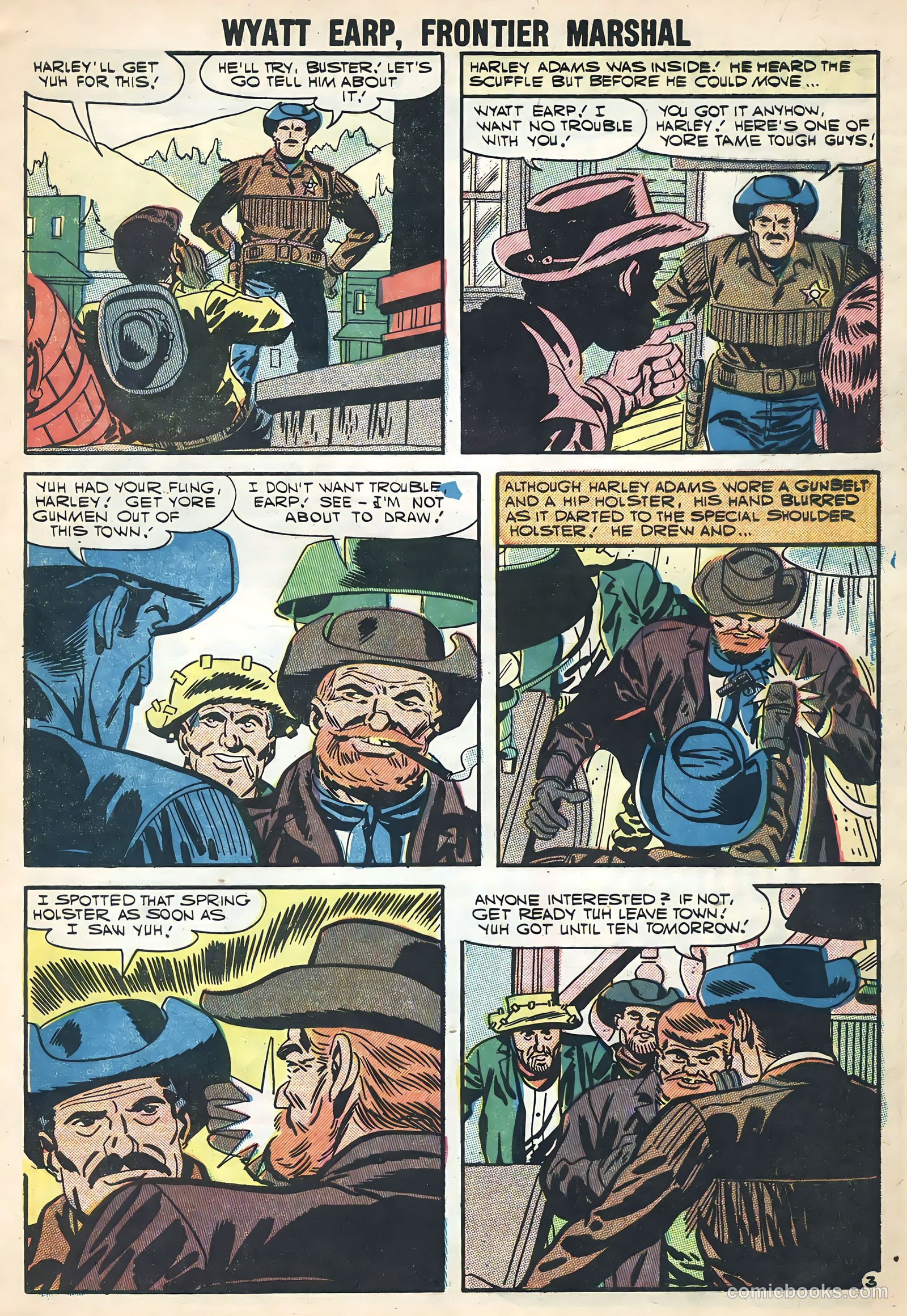 Wyatt Earp, Frontier Marshal #17 (1957, Charlton) — page 5 of 24