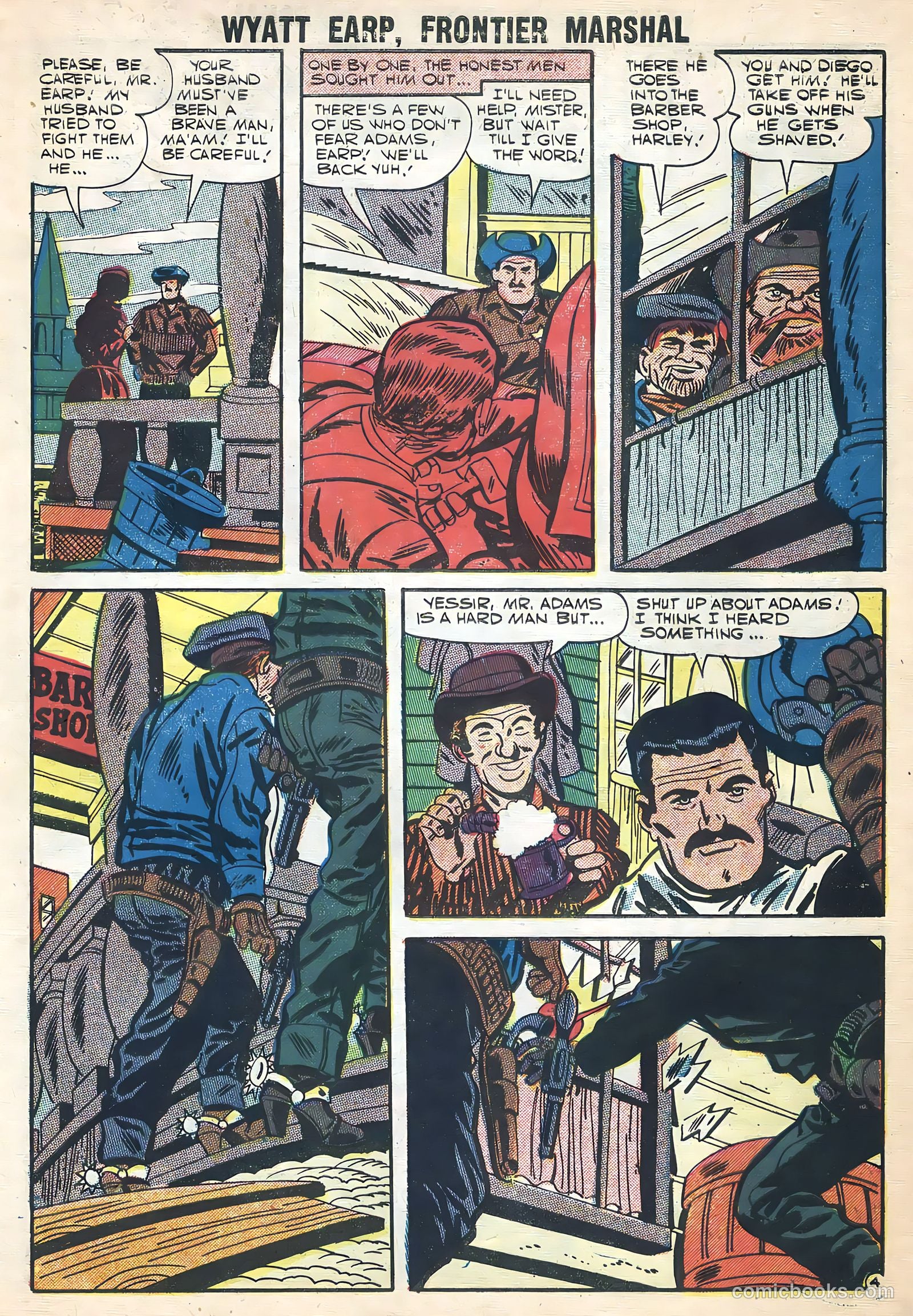 Wyatt Earp, Frontier Marshal #17 (1957, Charlton) — page 7 of 24