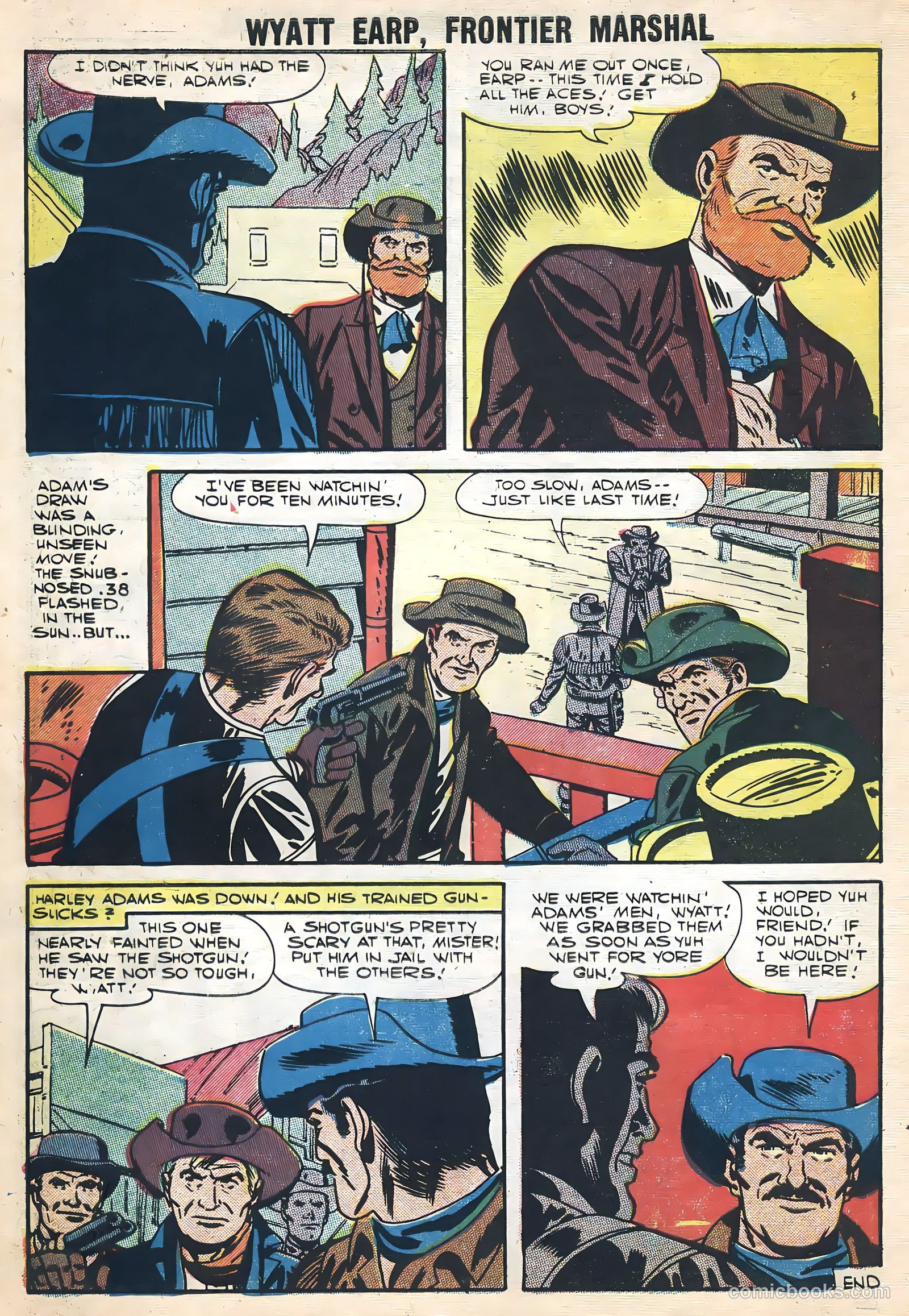 Wyatt Earp, Frontier Marshal #17 (1957, Charlton) — page 10 of 24