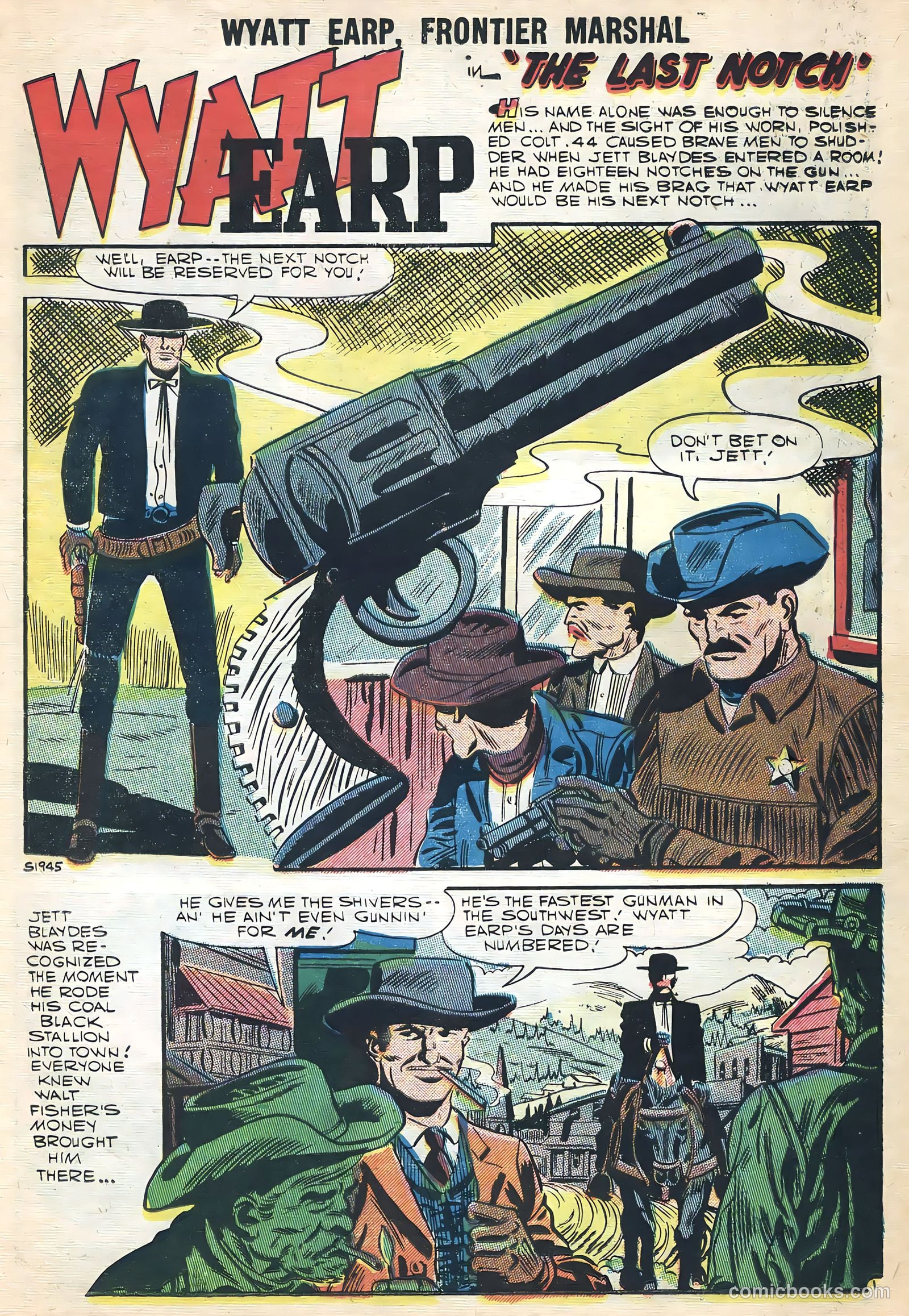 Wyatt Earp, Frontier Marshal #17 (1957, Charlton) — page 11 of 24