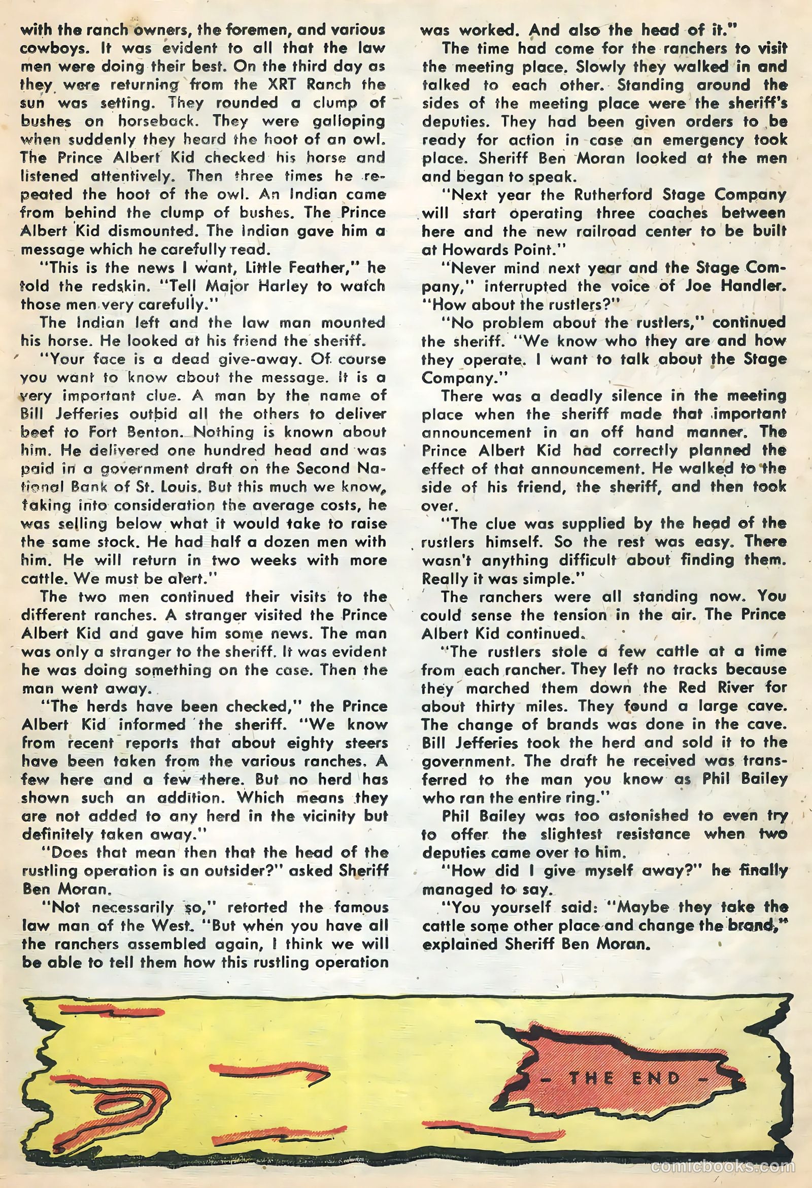 Wyatt Earp, Frontier Marshal #17 (1957, Charlton) — page 19 of 24
