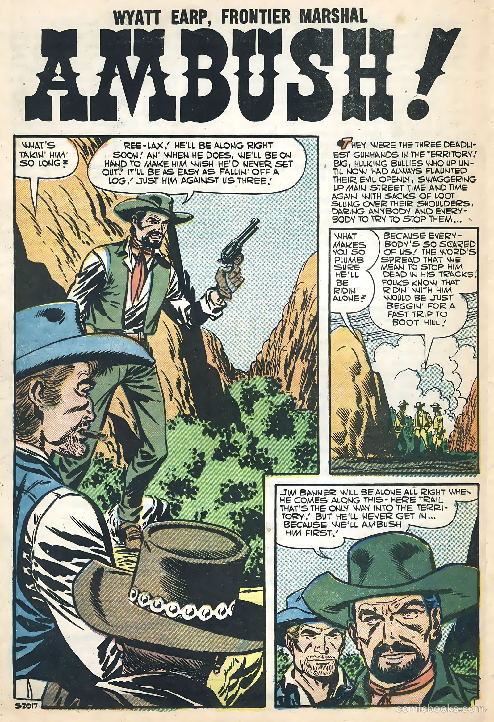 Wyatt Earp, Frontier Marshal #17 (1957, Charlton) — page 20 of 24