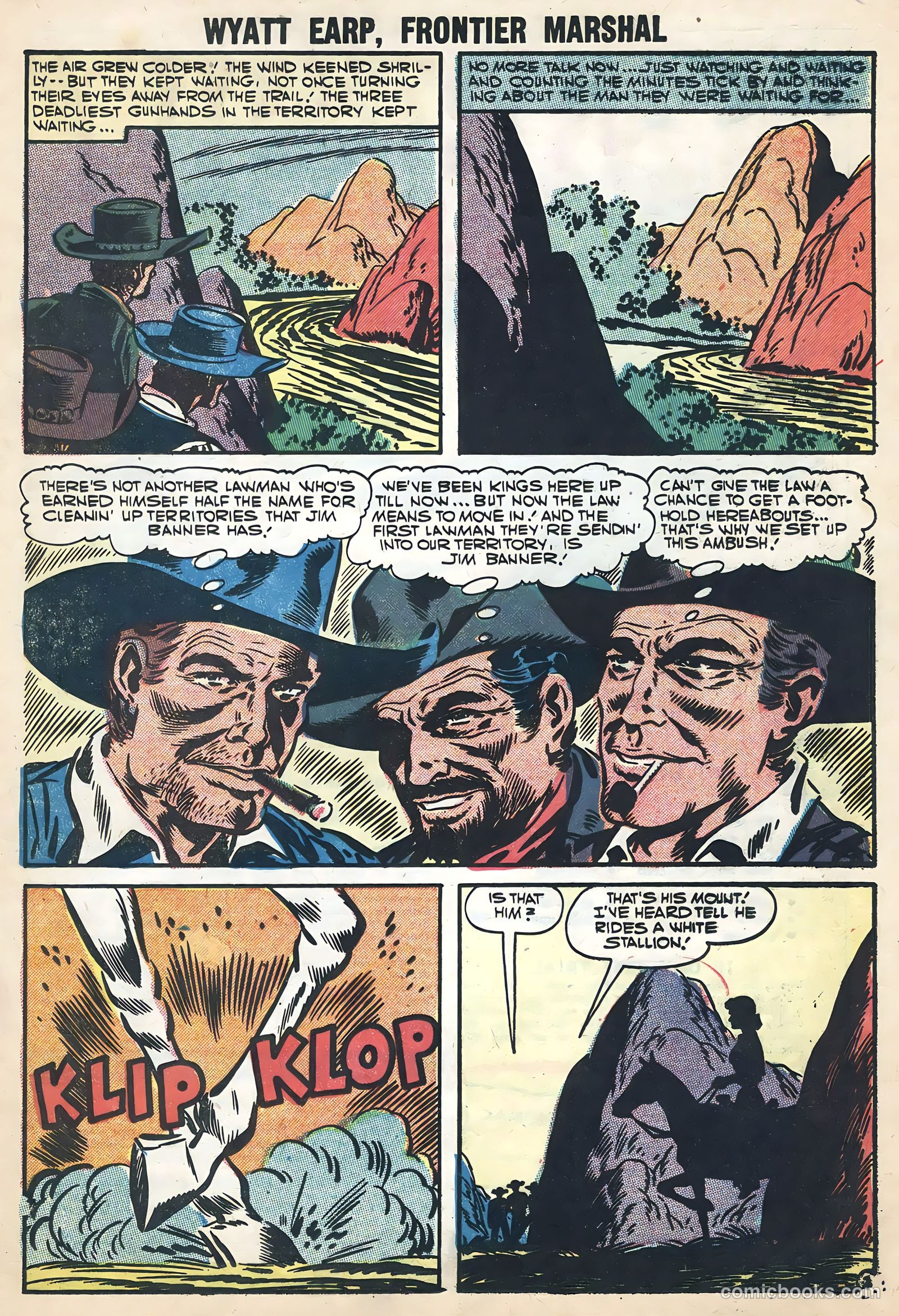 Wyatt Earp, Frontier Marshal #17 (1957, Charlton) — page 21 of 24
