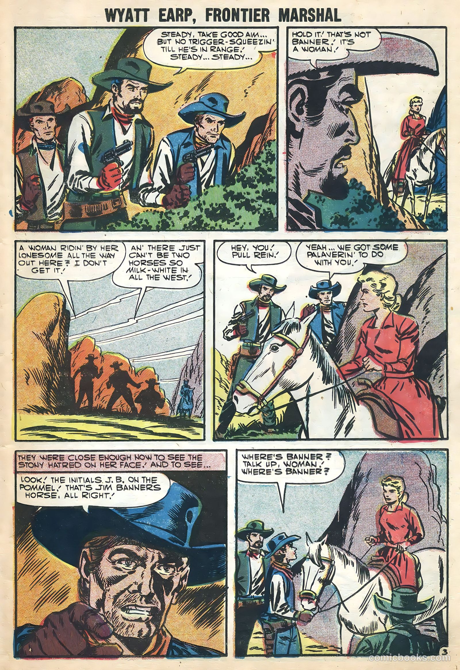 Wyatt Earp, Frontier Marshal #17 (1957, Charlton) — page 23 of 24