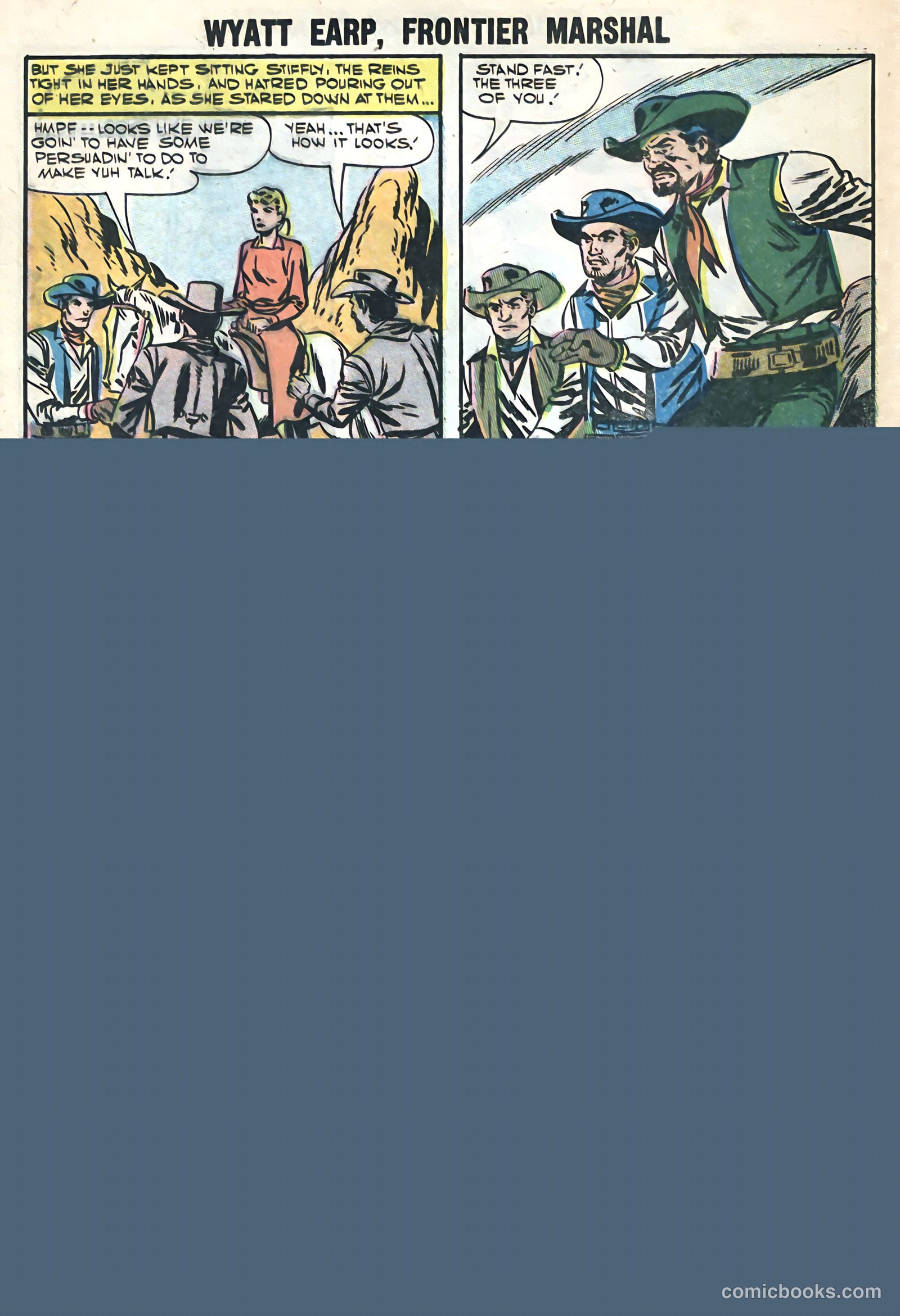 Wyatt Earp, Frontier Marshal #17 (1957, Charlton) — page 24 of 24