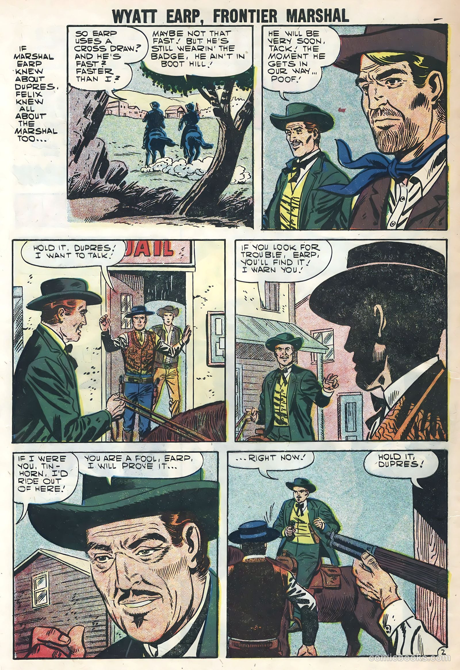 Wyatt Earp, Frontier Marshal #18 (1957) — page 4 of 36