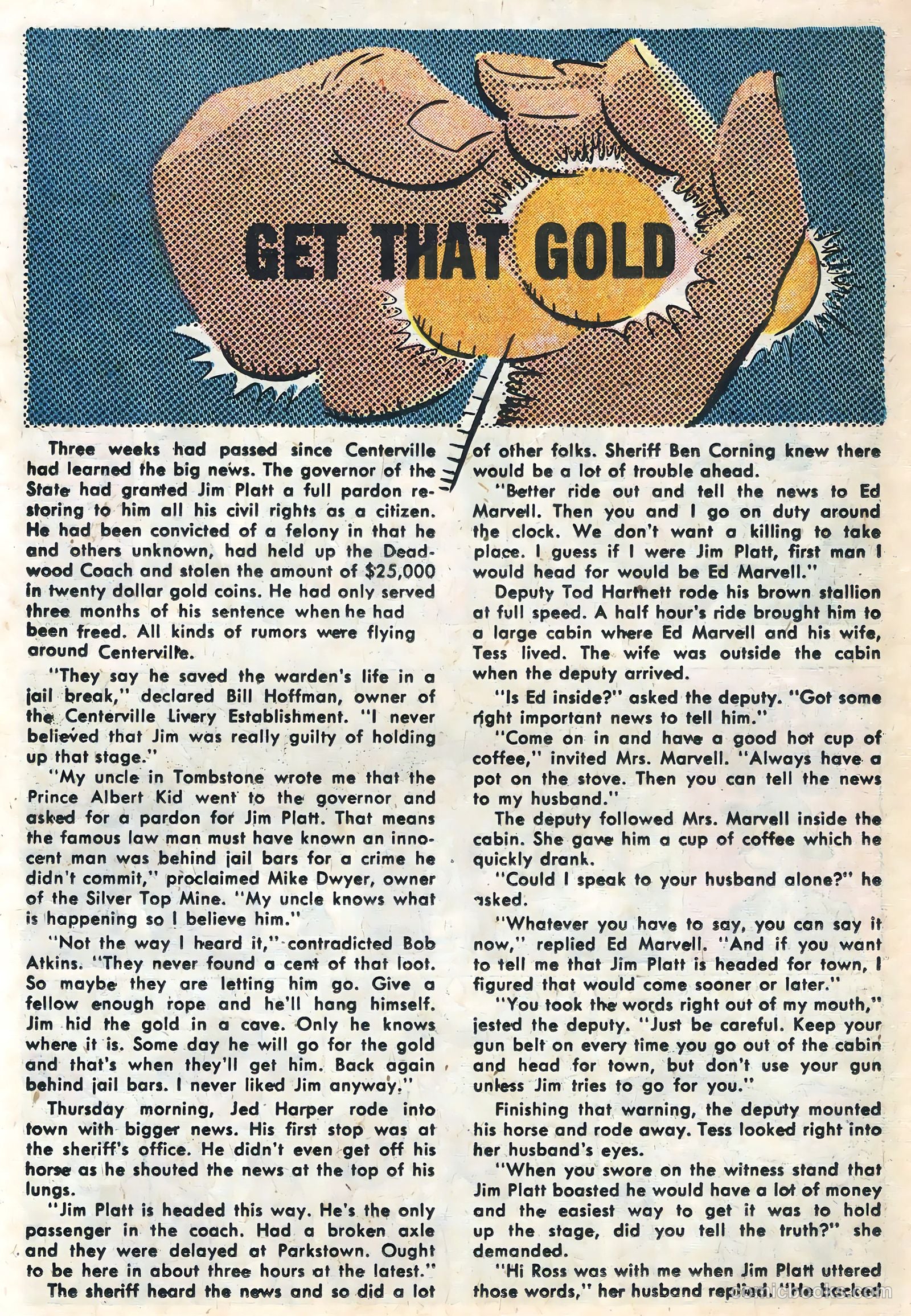 Wyatt Earp, Frontier Marshal #18 (1957) — page 18 of 36