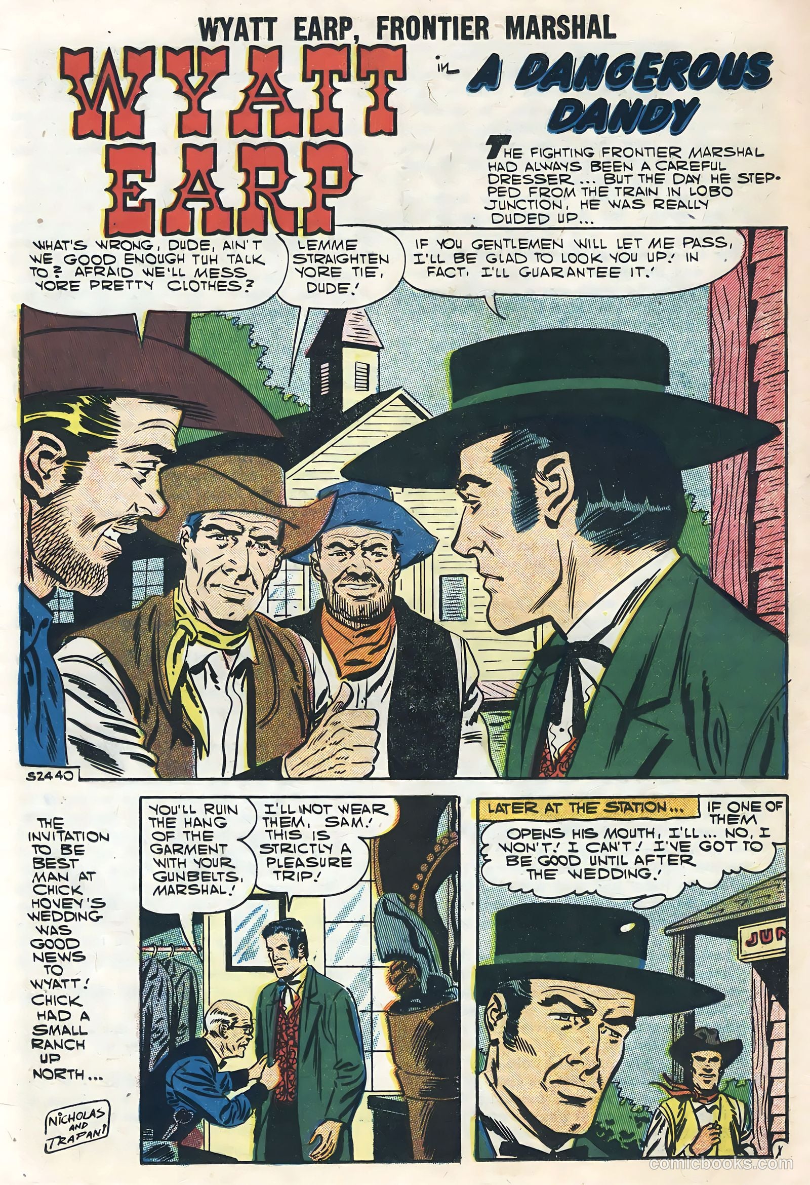 Wyatt Earp, Frontier Marshal #18 (1957) — page 20 of 36