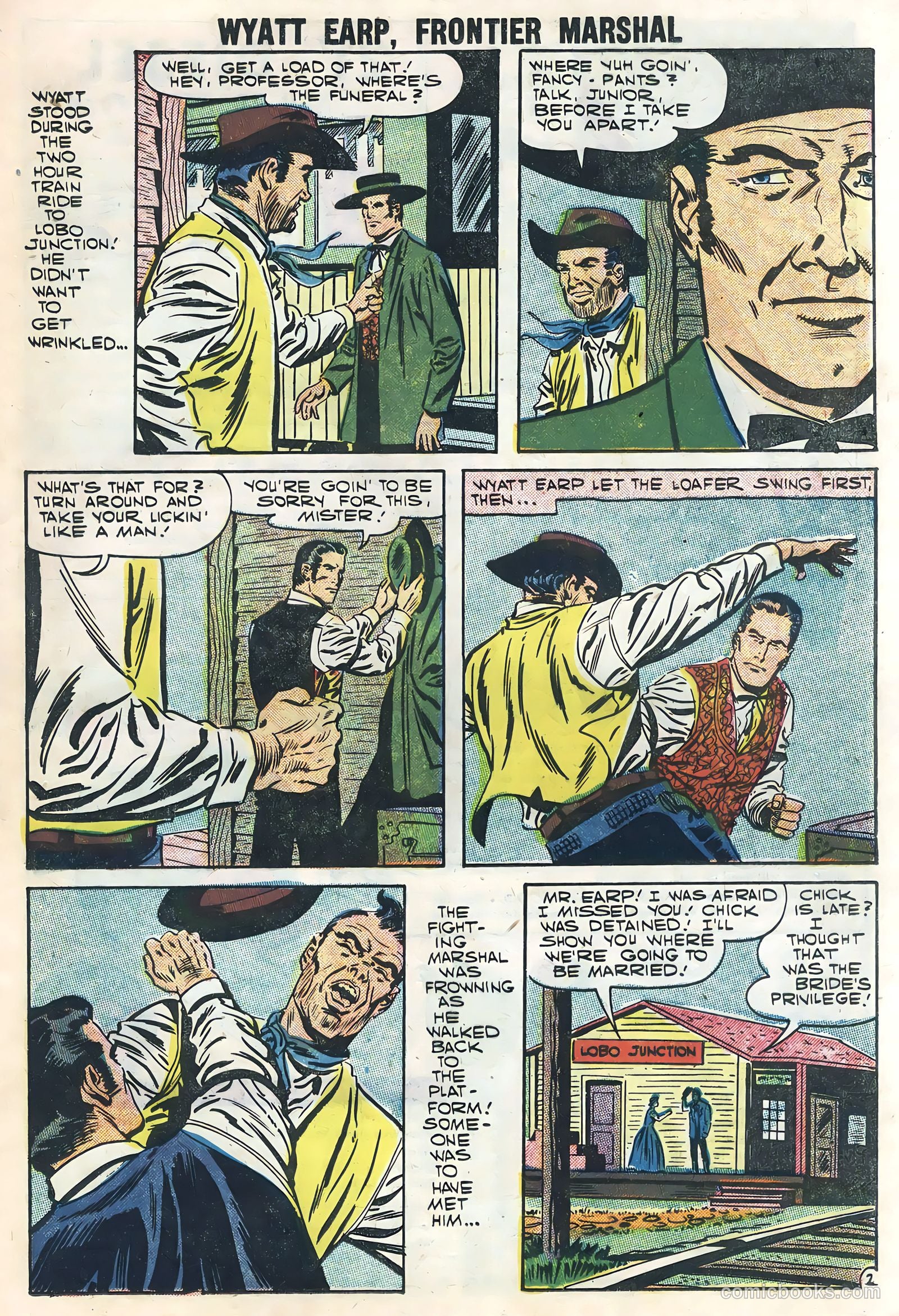Wyatt Earp, Frontier Marshal #18 (1957) — page 21 of 36