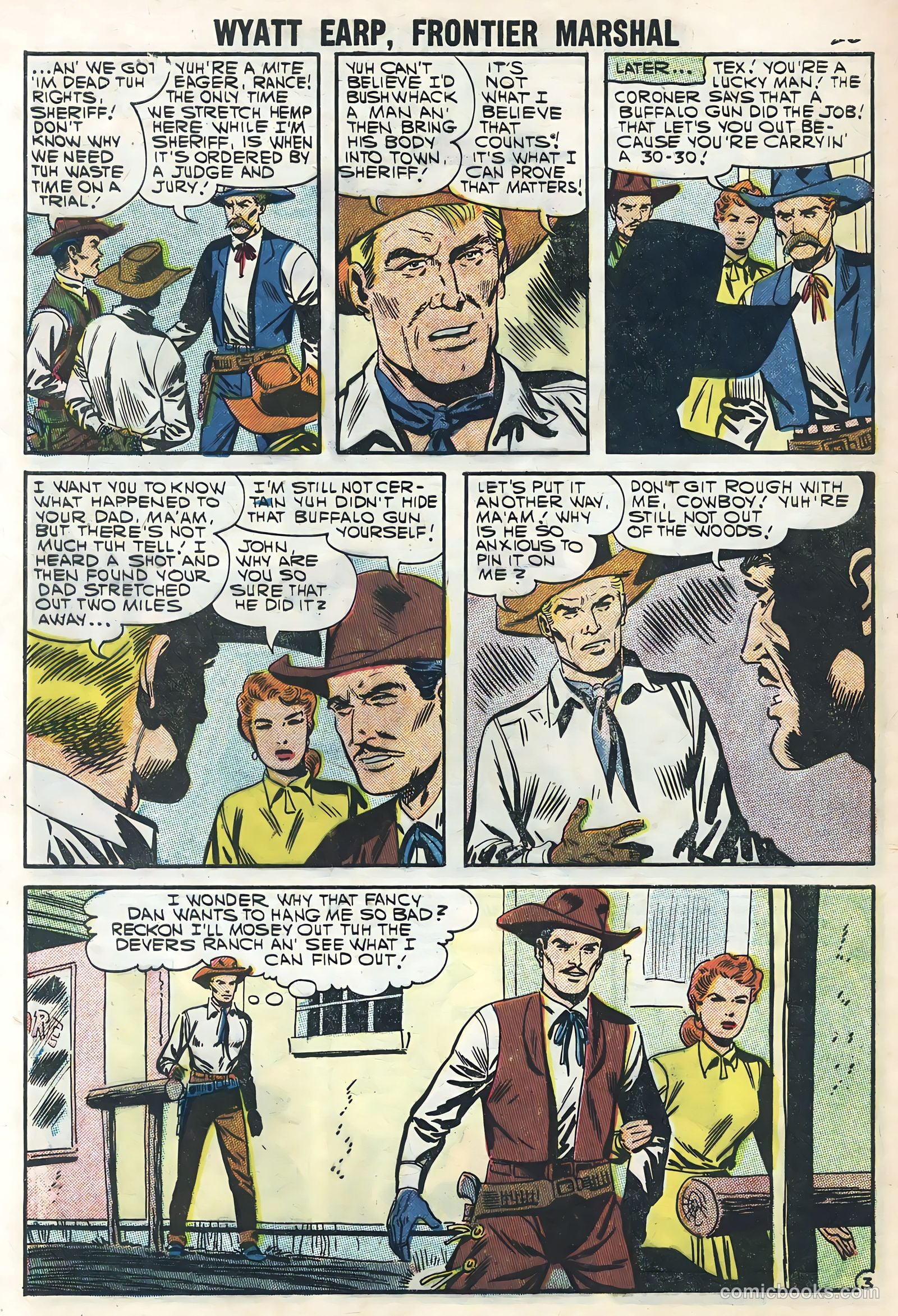 Wyatt Earp, Frontier Marshal #18 (1957) — page 28 of 36
