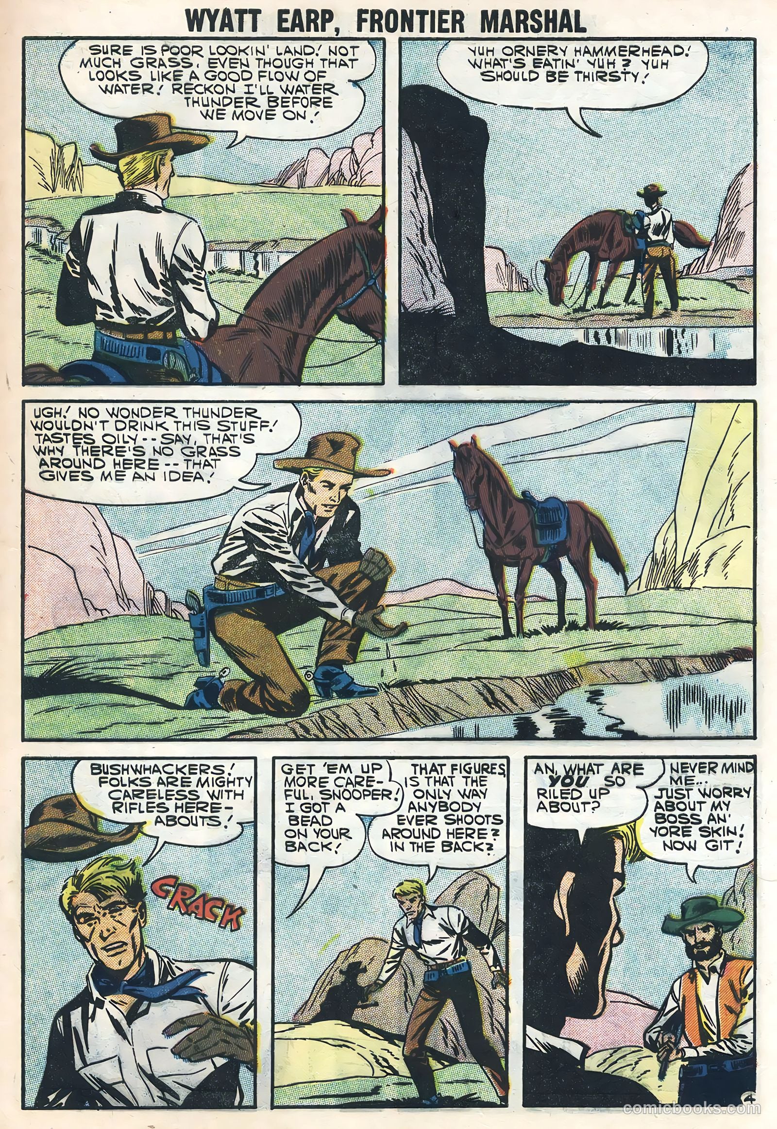 Wyatt Earp, Frontier Marshal #18 (1957) — page 29 of 36