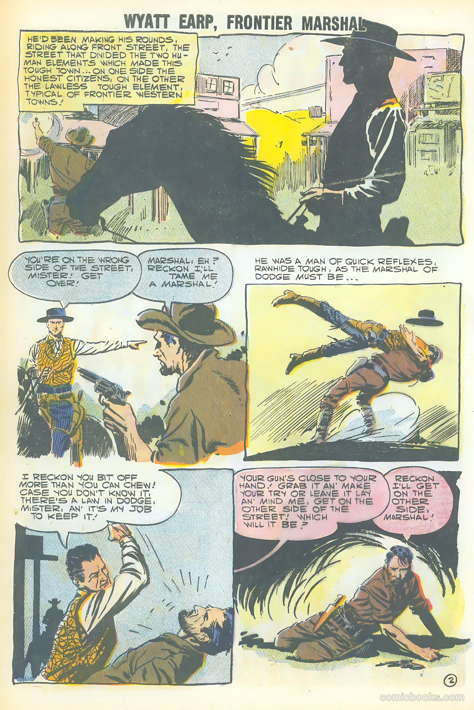 Wyatt Earp, Frontier Marshal #20 (1958) — page 4 of 68