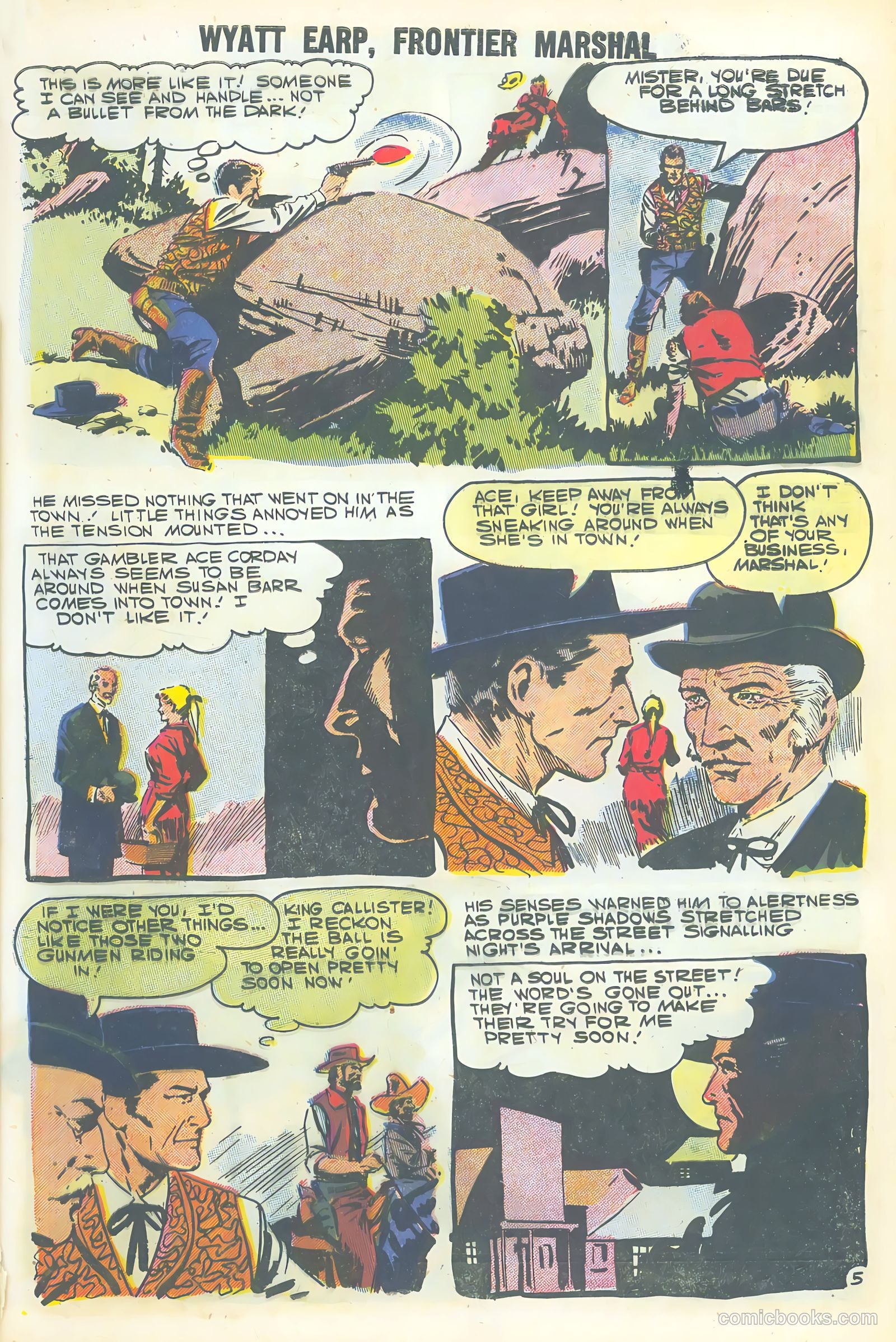Wyatt Earp, Frontier Marshal #20 (1958) — page 7 of 68