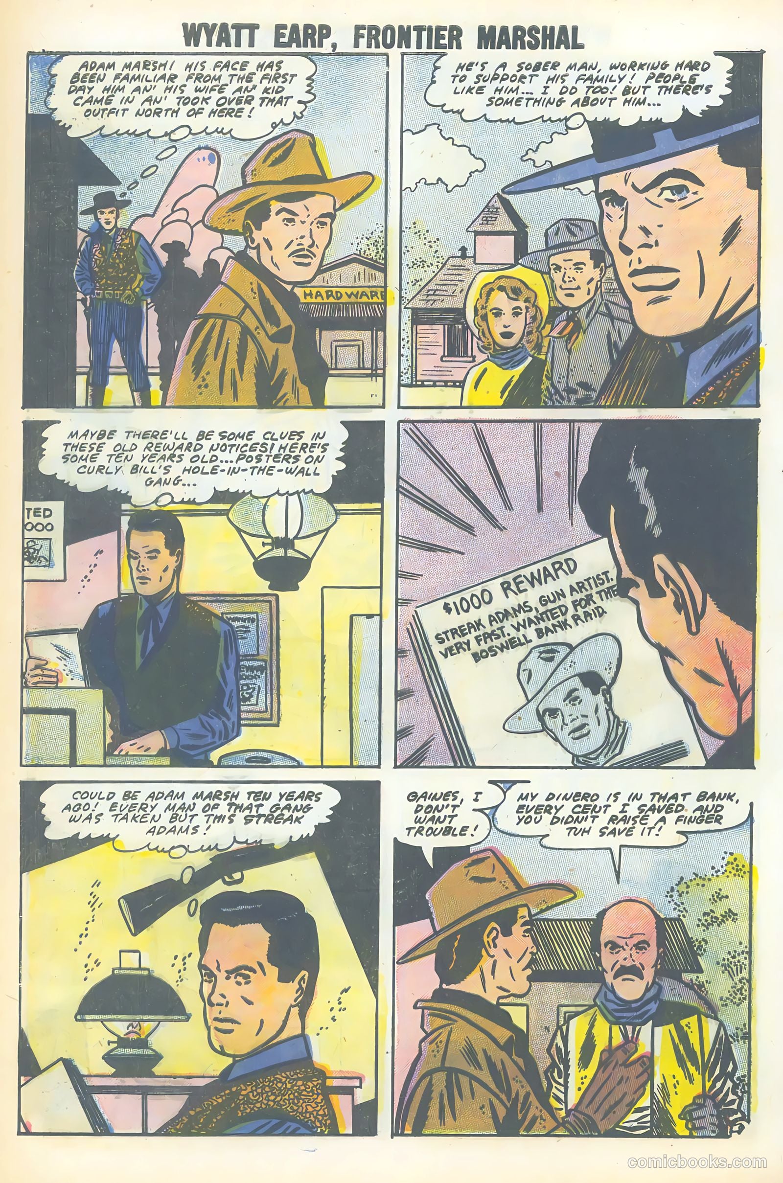 Wyatt Earp, Frontier Marshal #20 (1958) — page 12 of 68