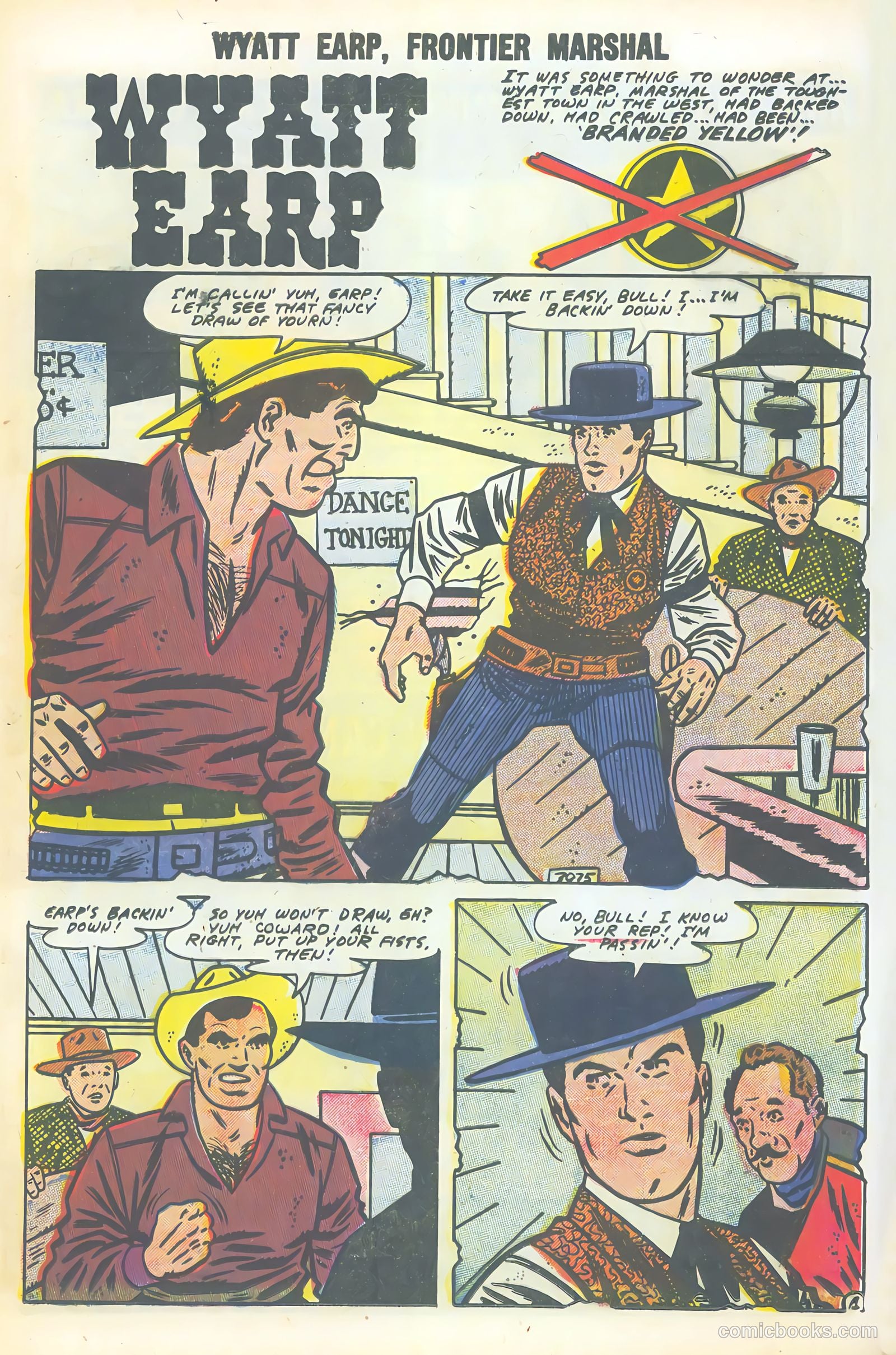 Wyatt Earp, Frontier Marshal #20 (1958) — page 22 of 68