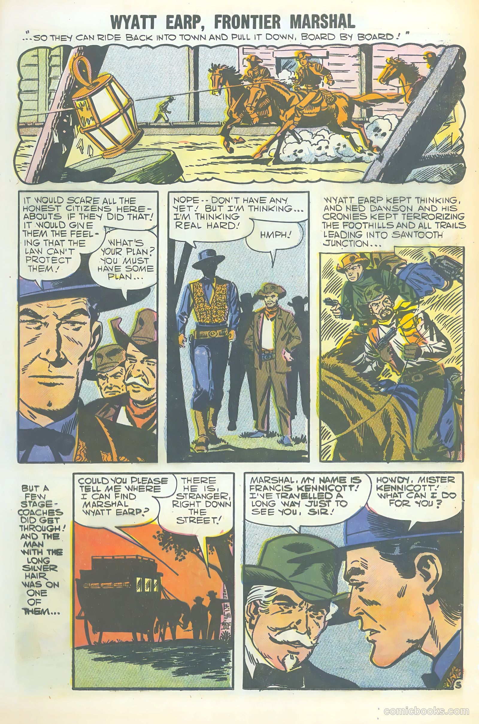Wyatt Earp, Frontier Marshal #20 (1958) — page 33 of 68