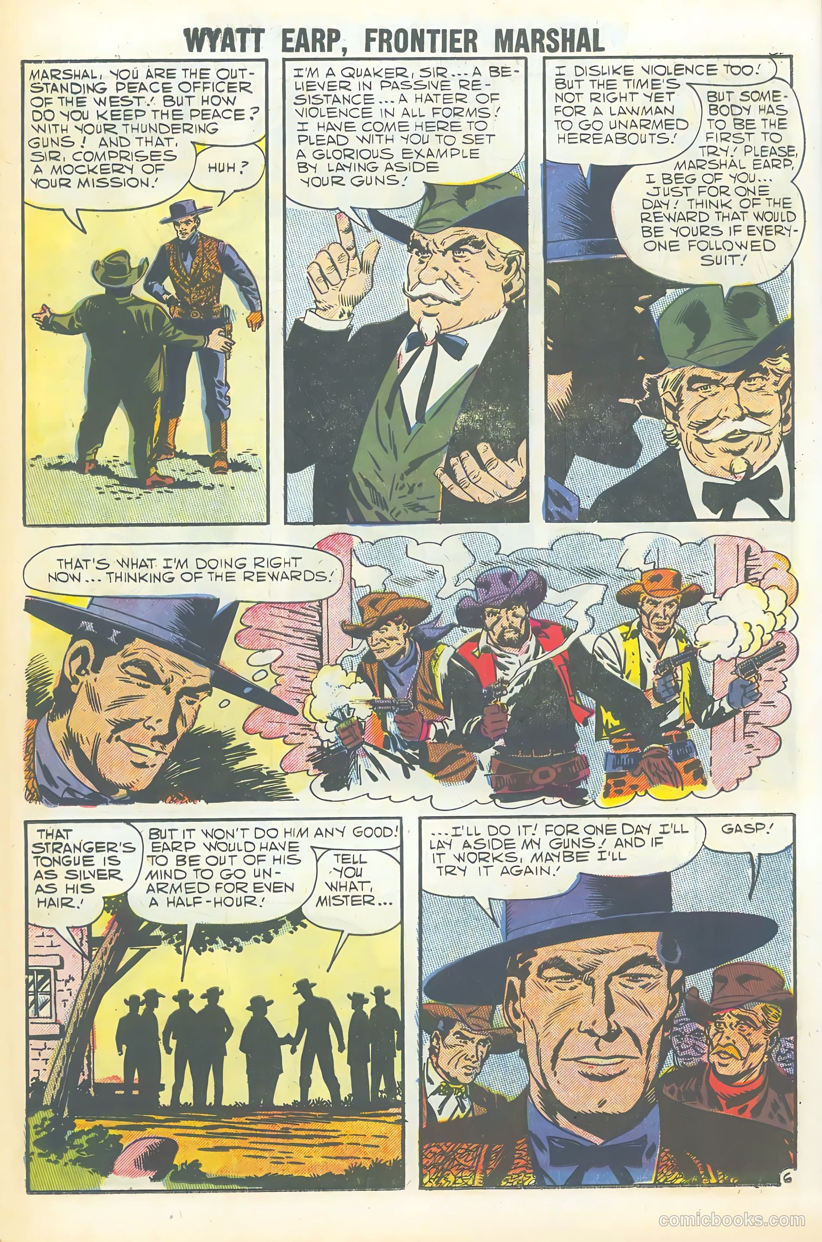 Wyatt Earp, Frontier Marshal #20 (1958) — page 34 of 68