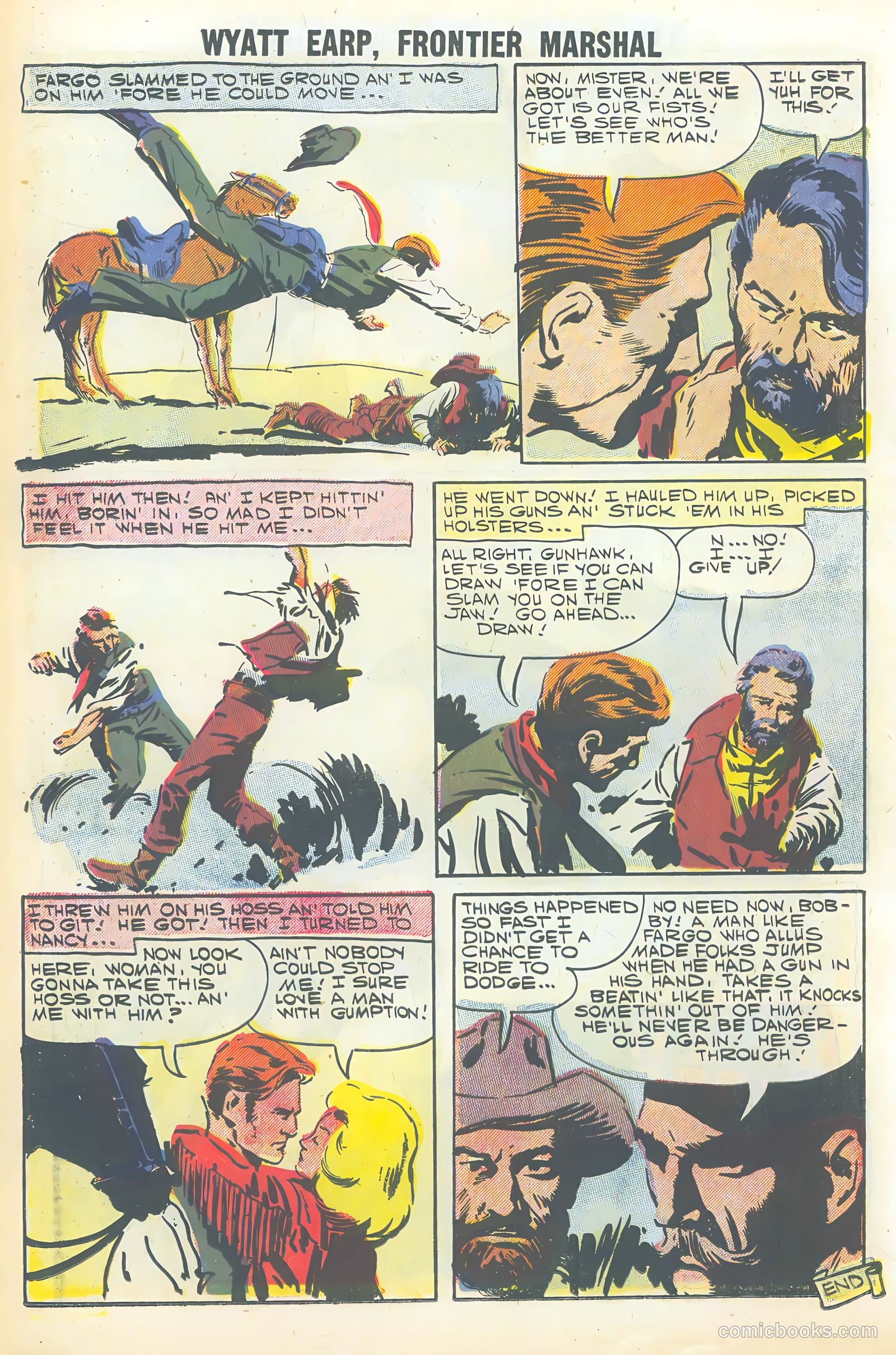 Wyatt Earp, Frontier Marshal #20 (1958) — page 42 of 68