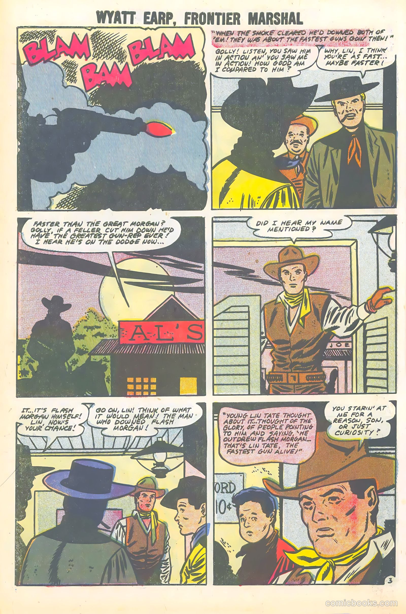 Wyatt Earp, Frontier Marshal #20 (1958) — page 56 of 68
