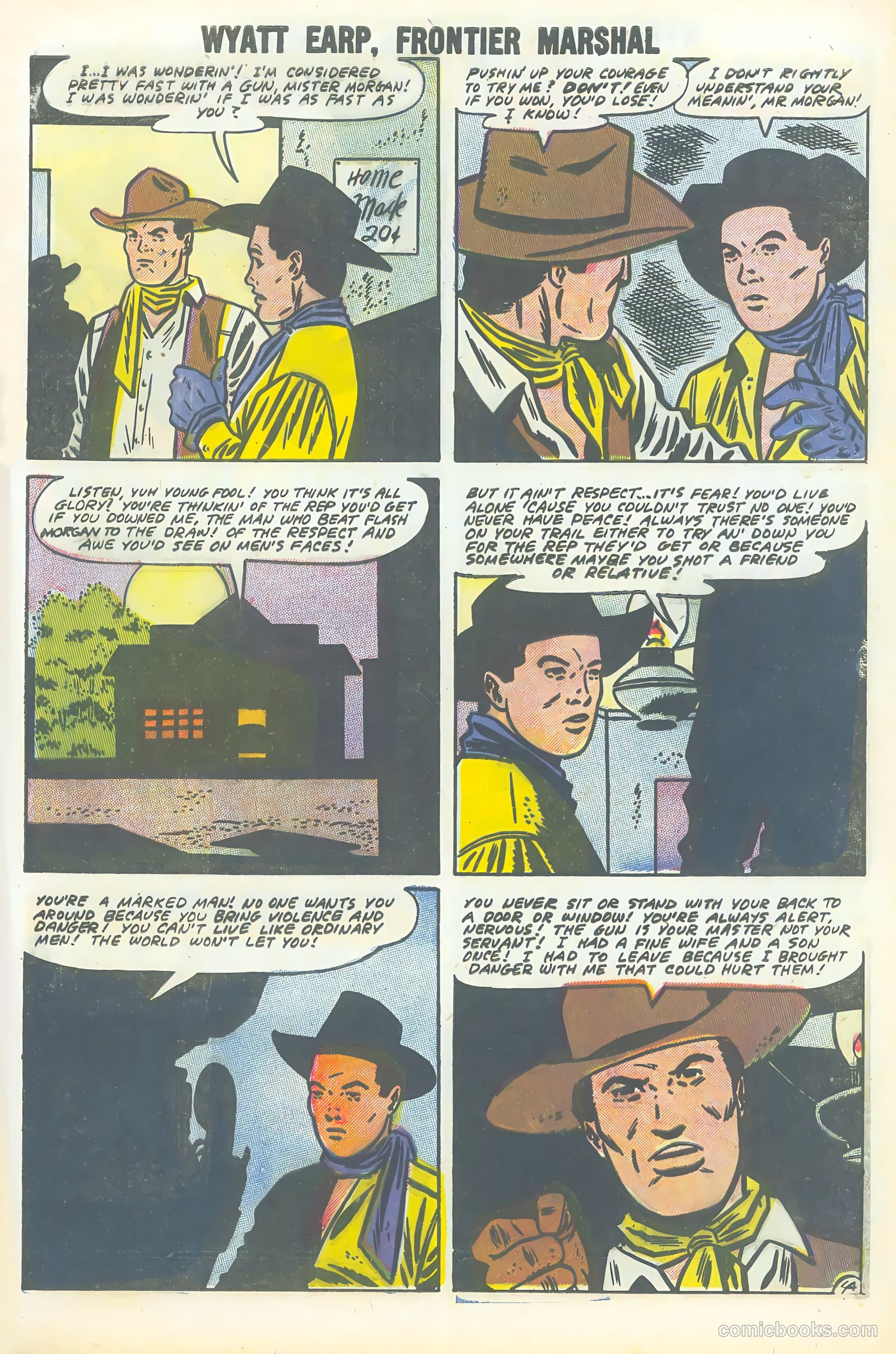Wyatt Earp, Frontier Marshal #20 (1958) — page 57 of 68