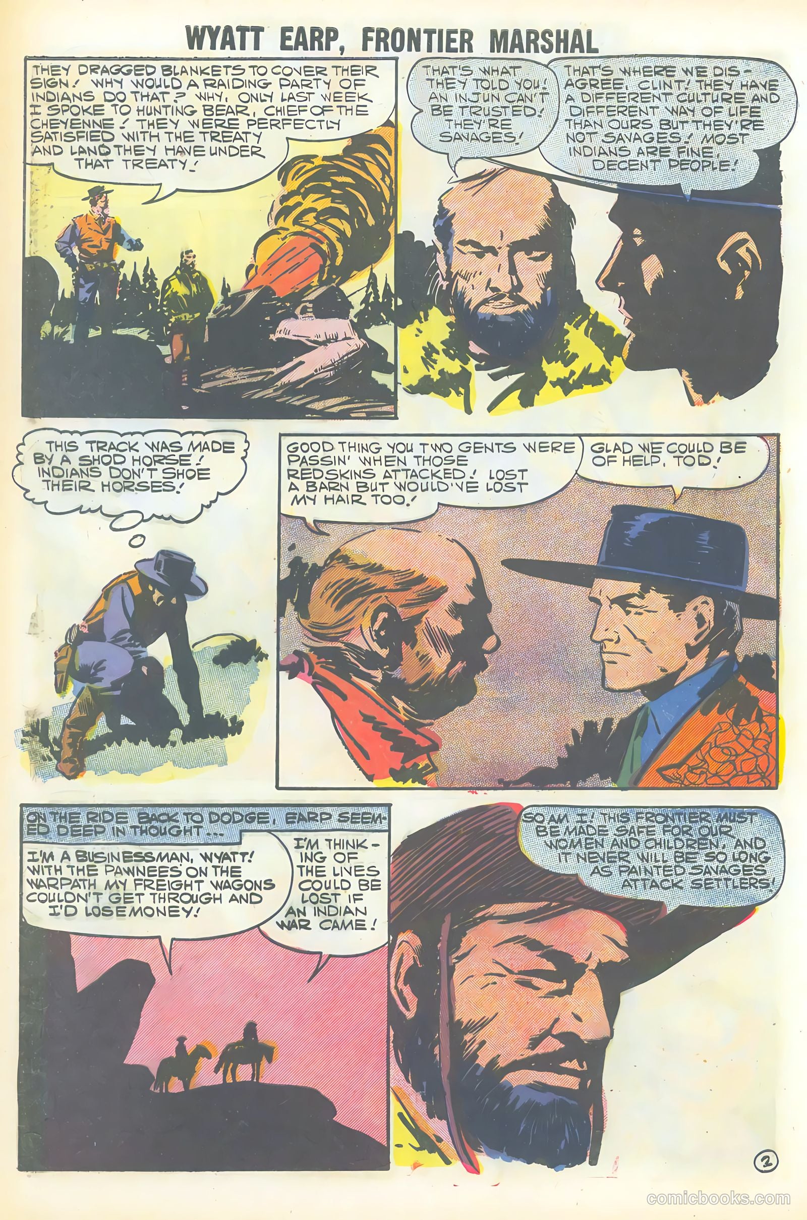 Wyatt Earp, Frontier Marshal #20 (1958) — page 60 of 68