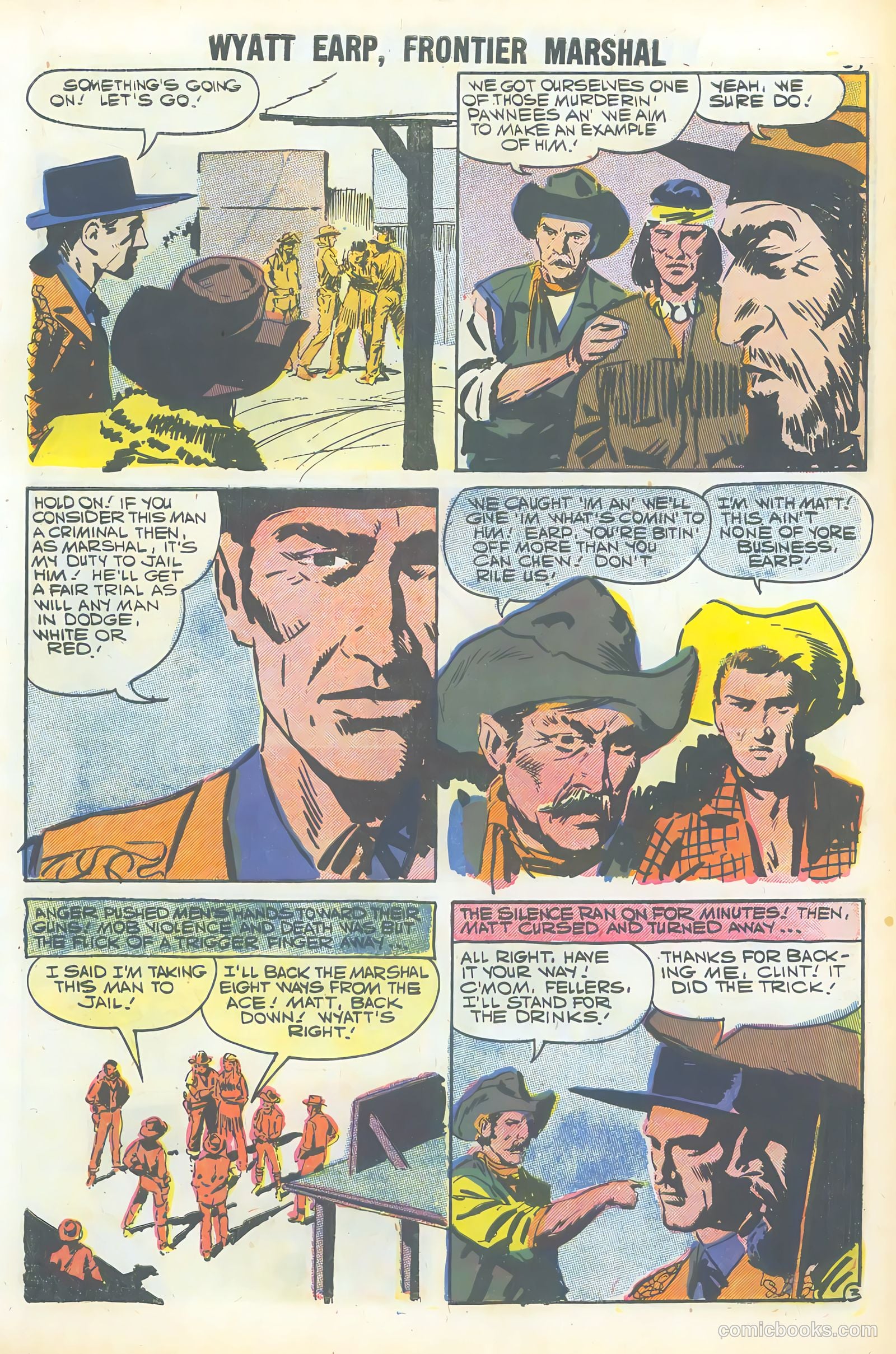 Wyatt Earp, Frontier Marshal #20 (1958) — page 61 of 68