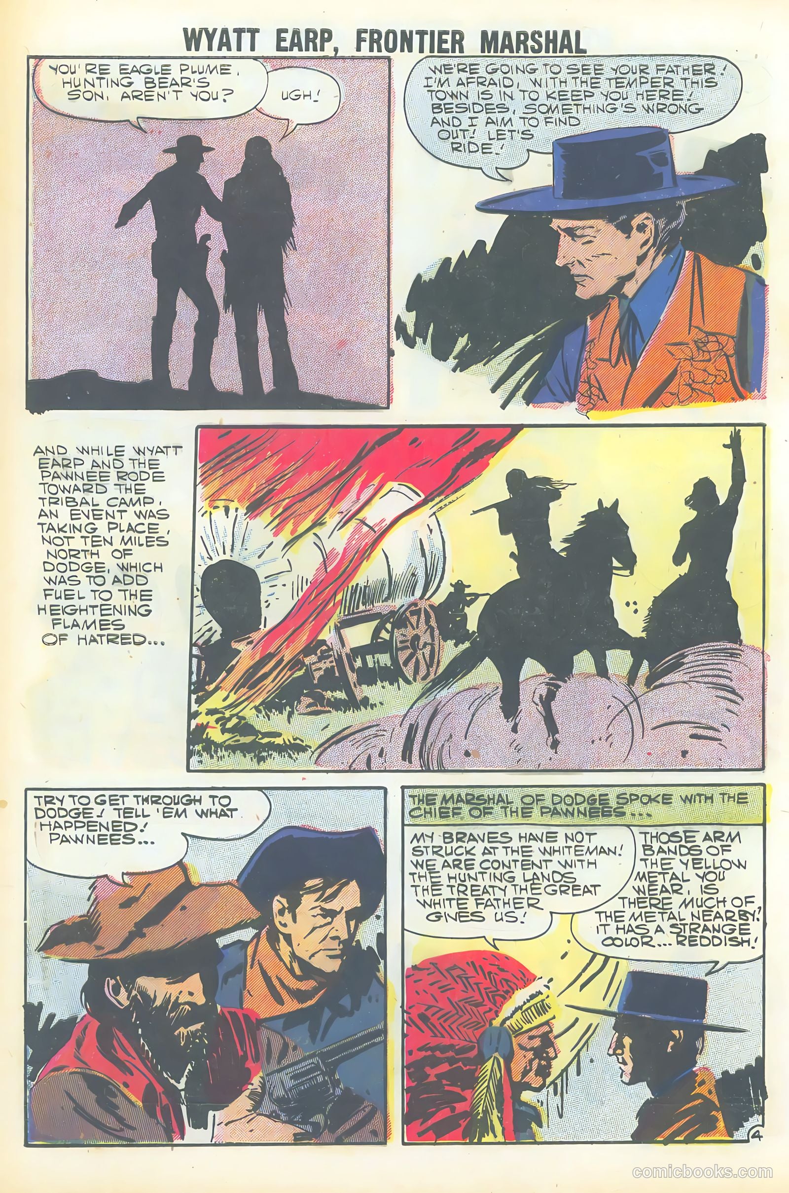 Wyatt Earp, Frontier Marshal #20 (1958) — page 62 of 68