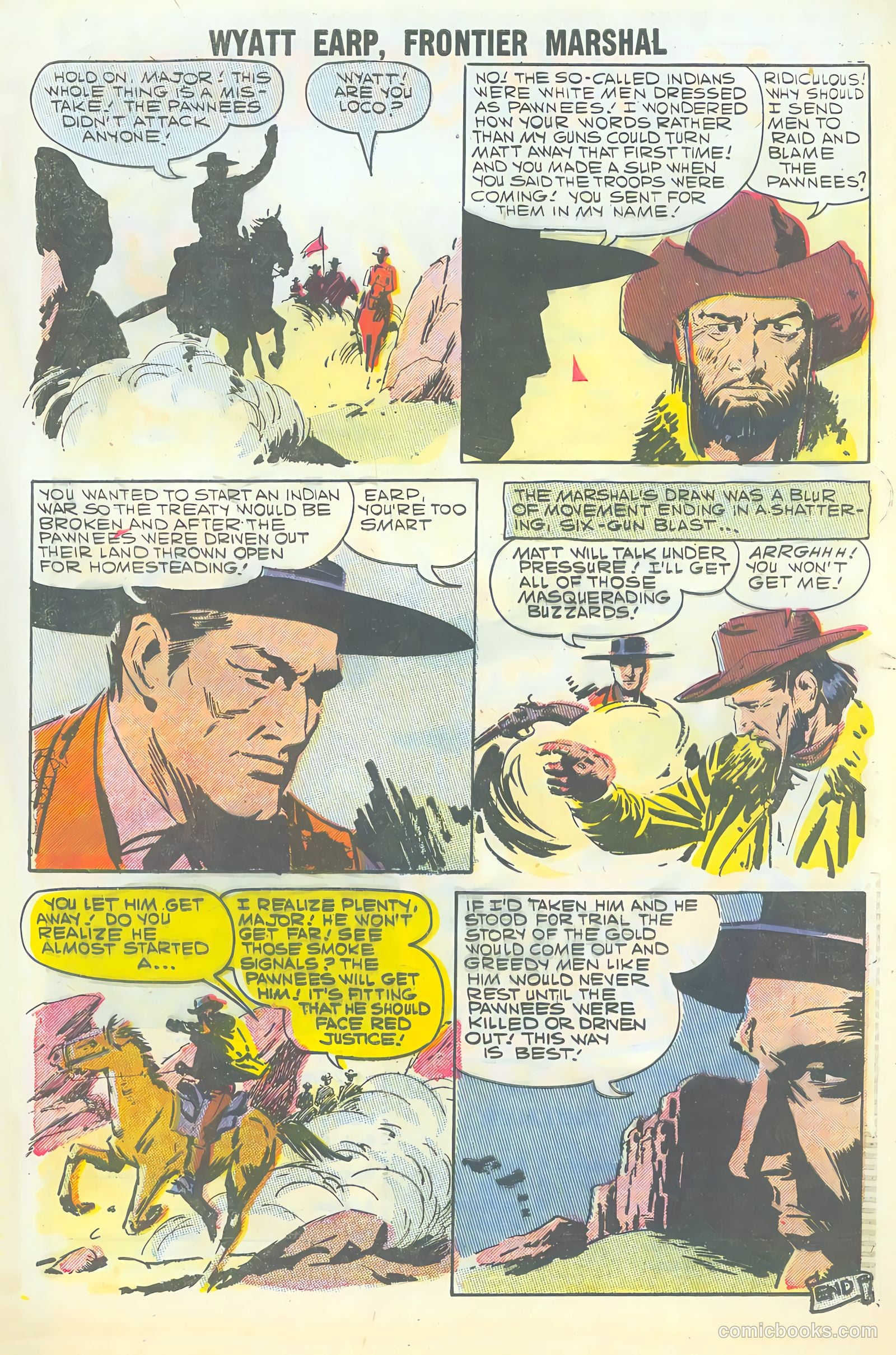Wyatt Earp, Frontier Marshal #20 (1958) — page 65 of 68