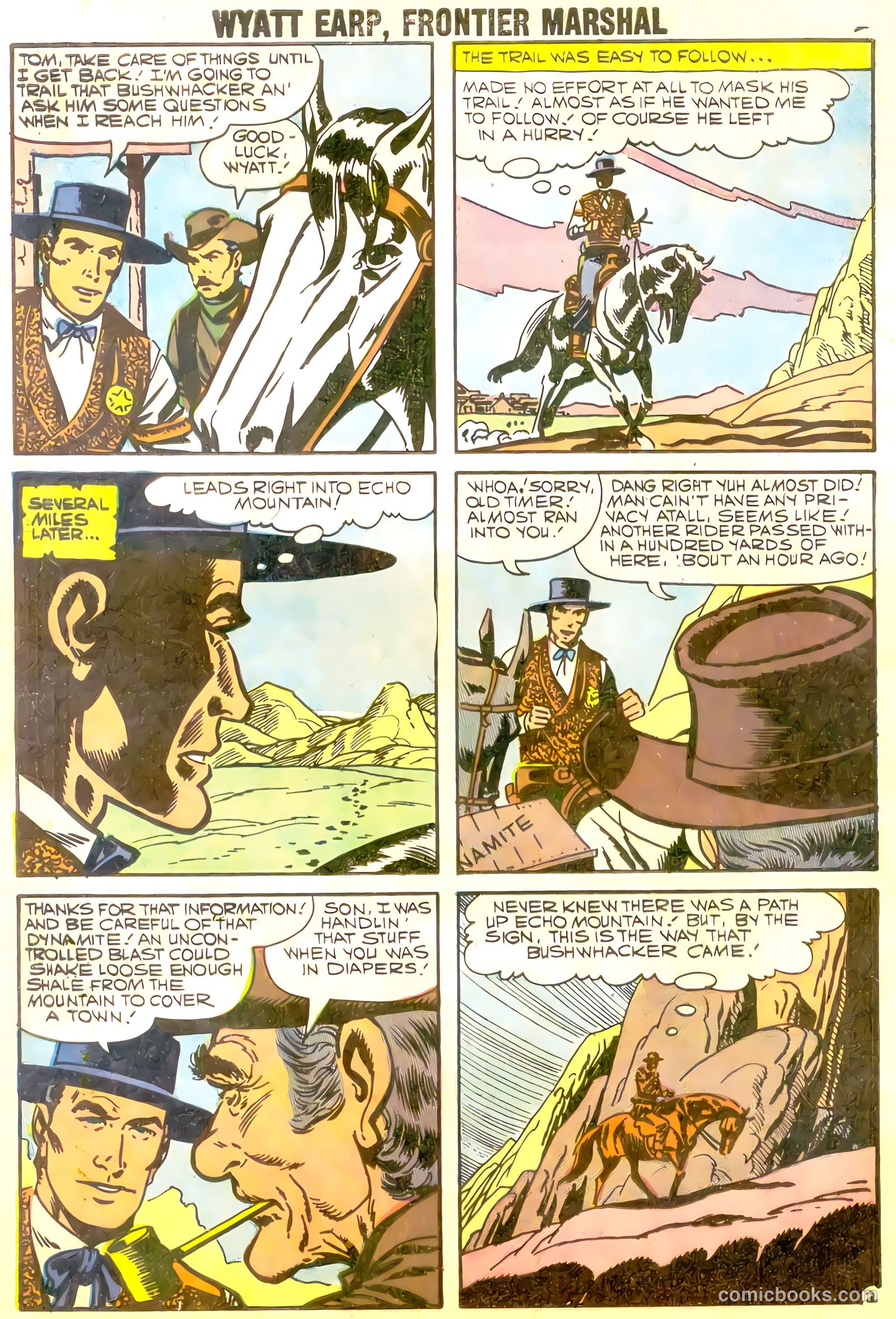 Wyatt Earp, Frontier Marshal #22 (1958, Charlton) — page 4 of 36