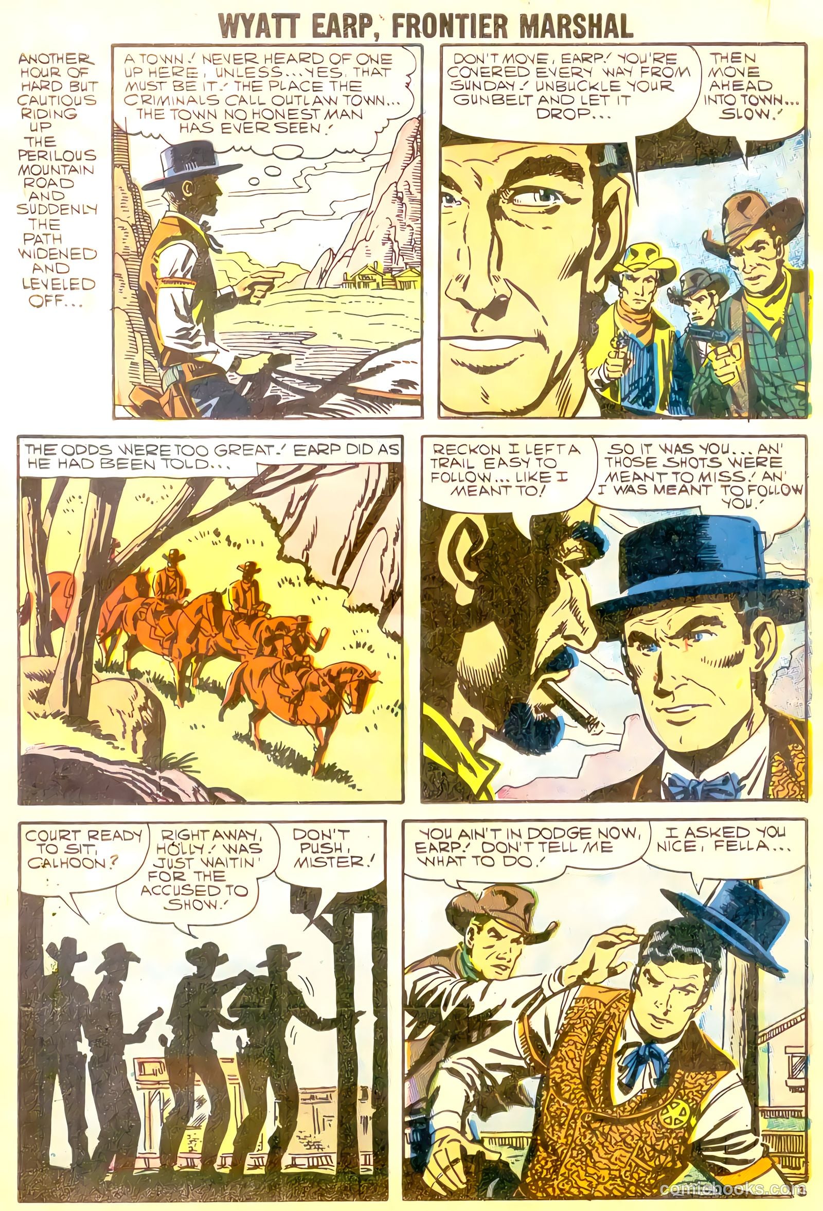 Wyatt Earp, Frontier Marshal #22 (1958, Charlton) — page 5 of 36