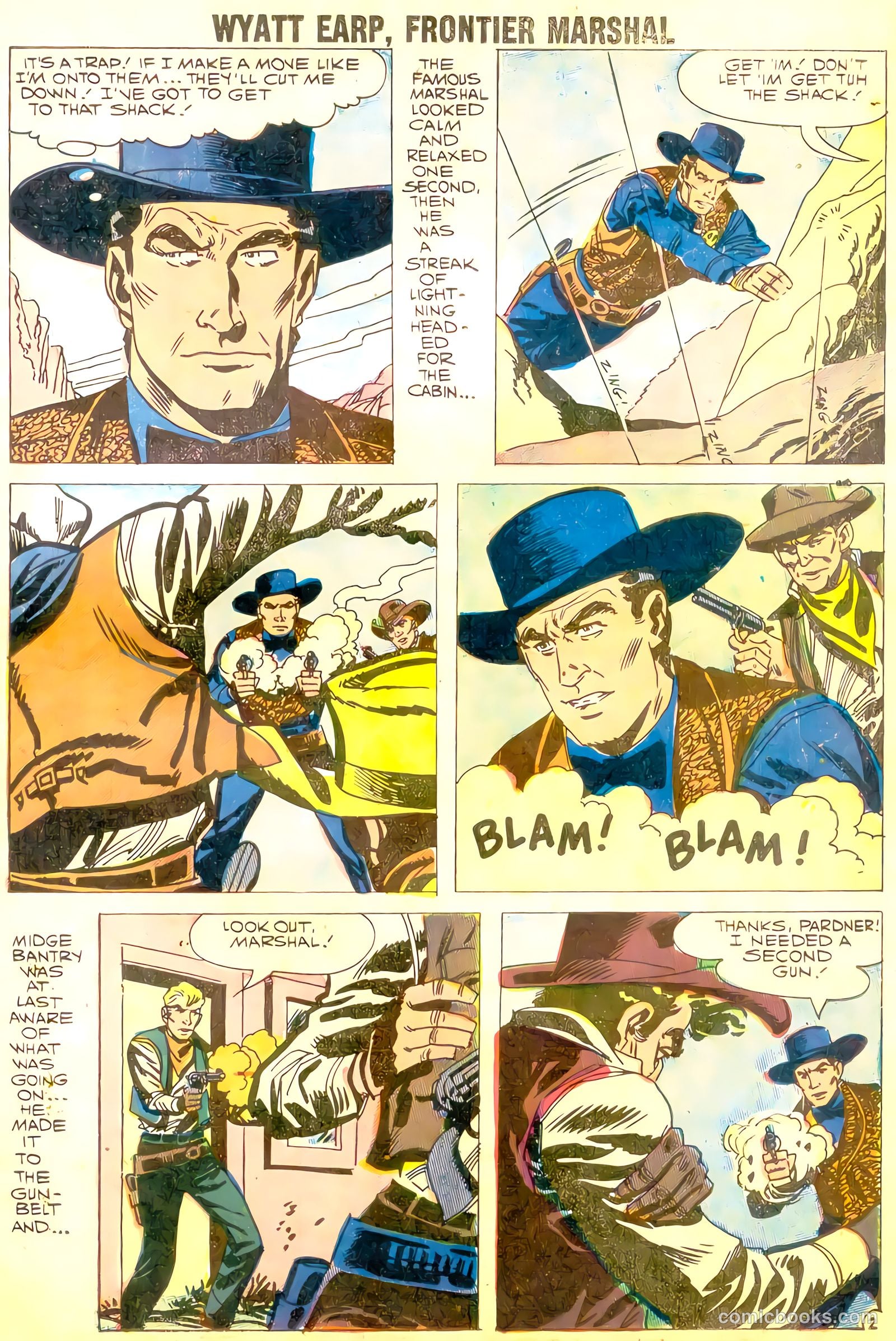 Wyatt Earp, Frontier Marshal #22 (1958, Charlton) — page 11 of 36