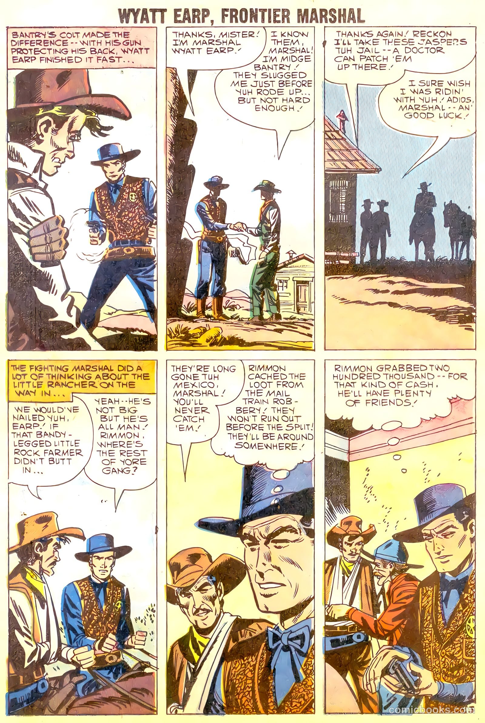 Wyatt Earp, Frontier Marshal #22 (1958, Charlton) — page 12 of 36