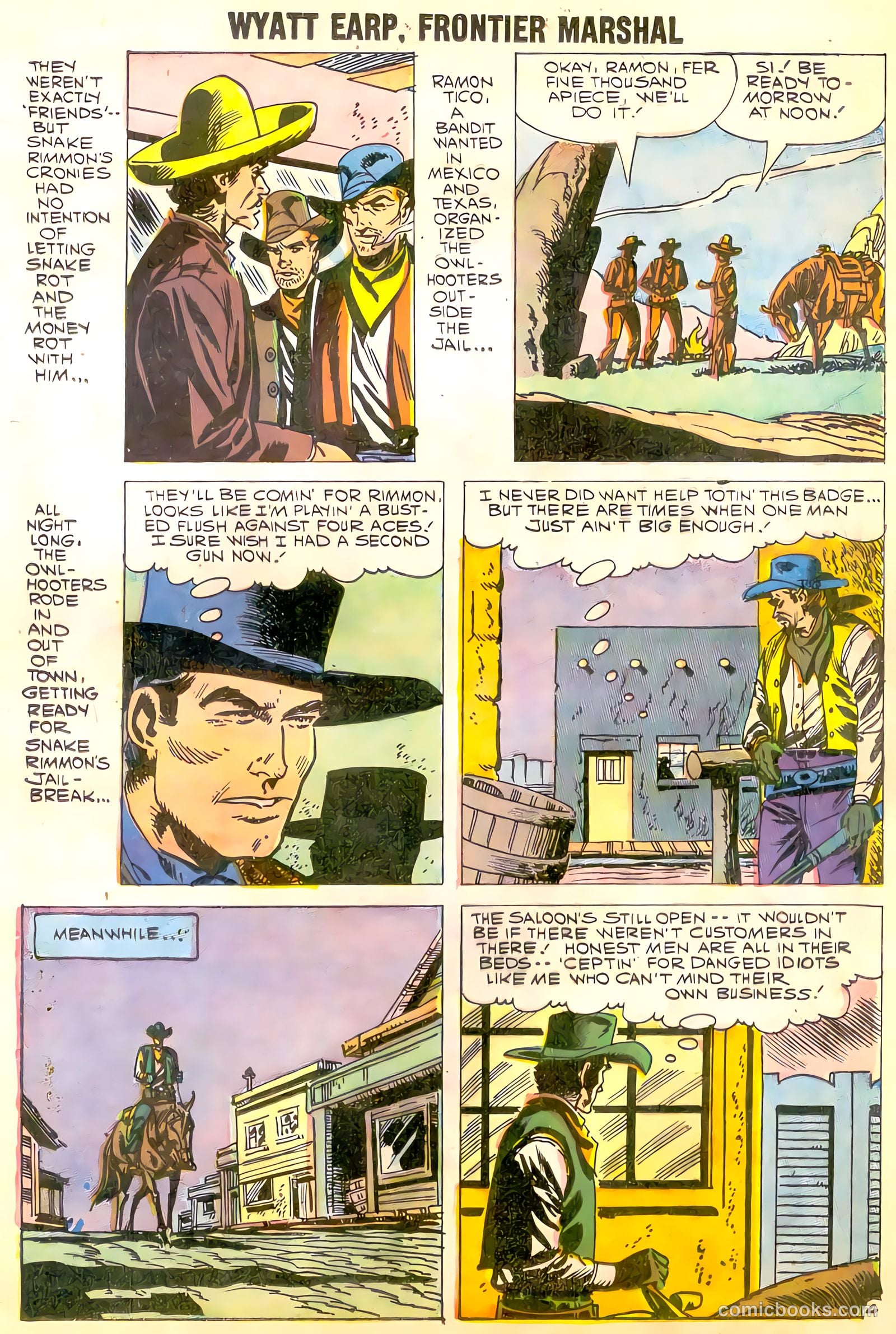 Wyatt Earp, Frontier Marshal #22 (1958, Charlton) — page 13 of 36