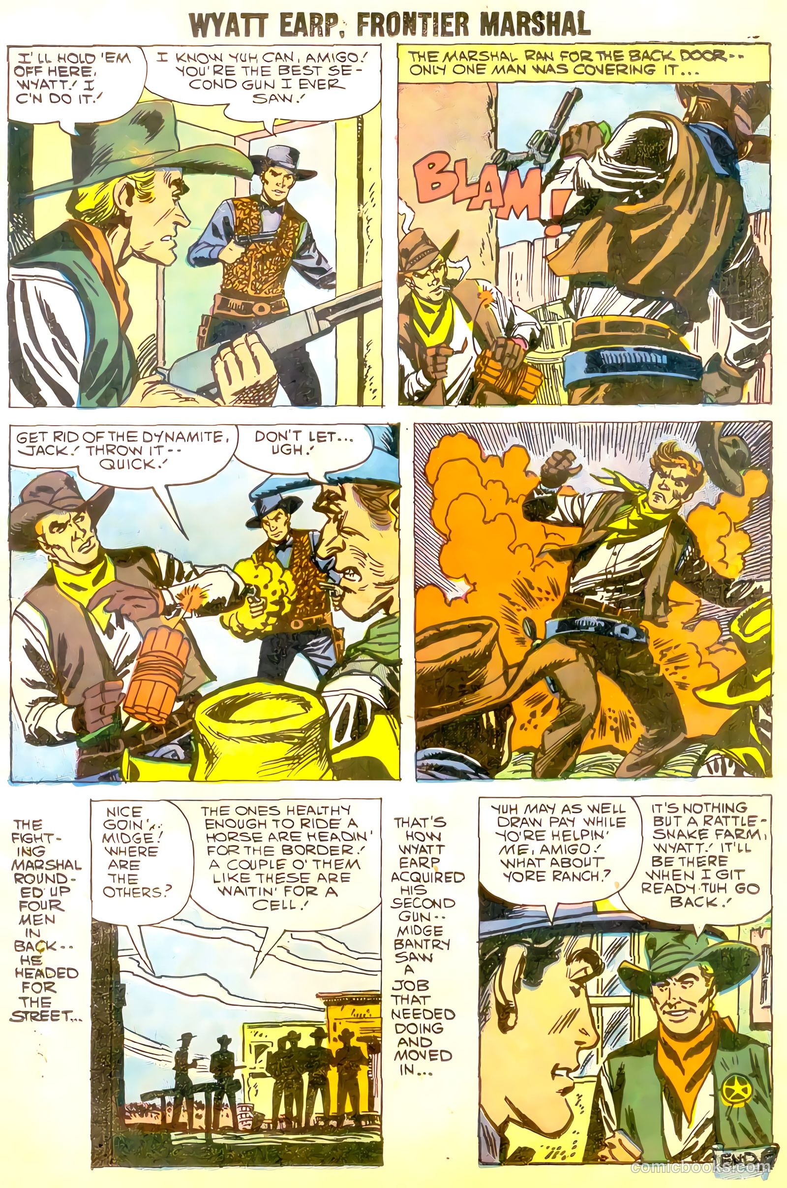 Wyatt Earp, Frontier Marshal #22 (1958, Charlton) — page 17 of 36