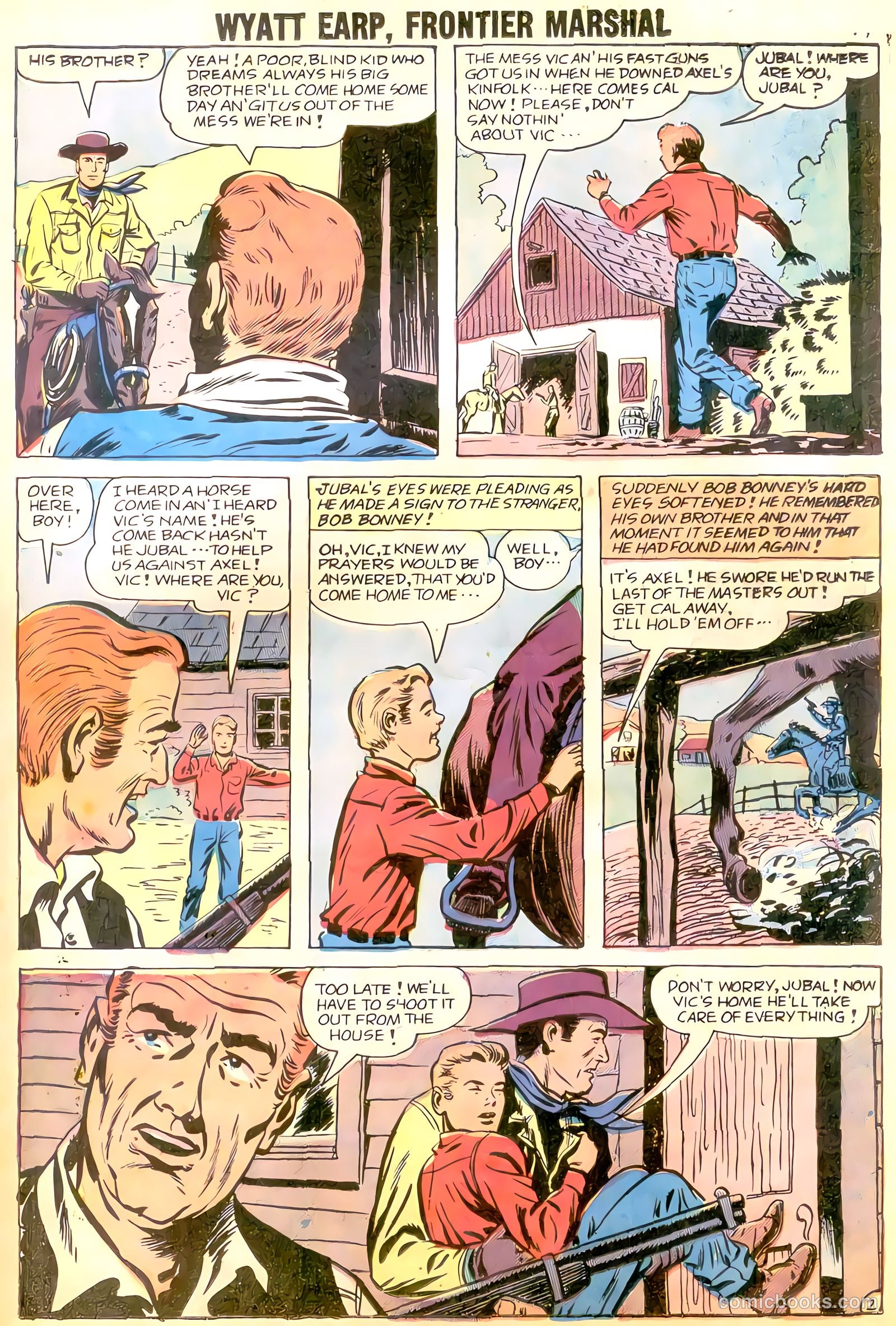 Wyatt Earp, Frontier Marshal #22 (1958, Charlton) — page 21 of 36