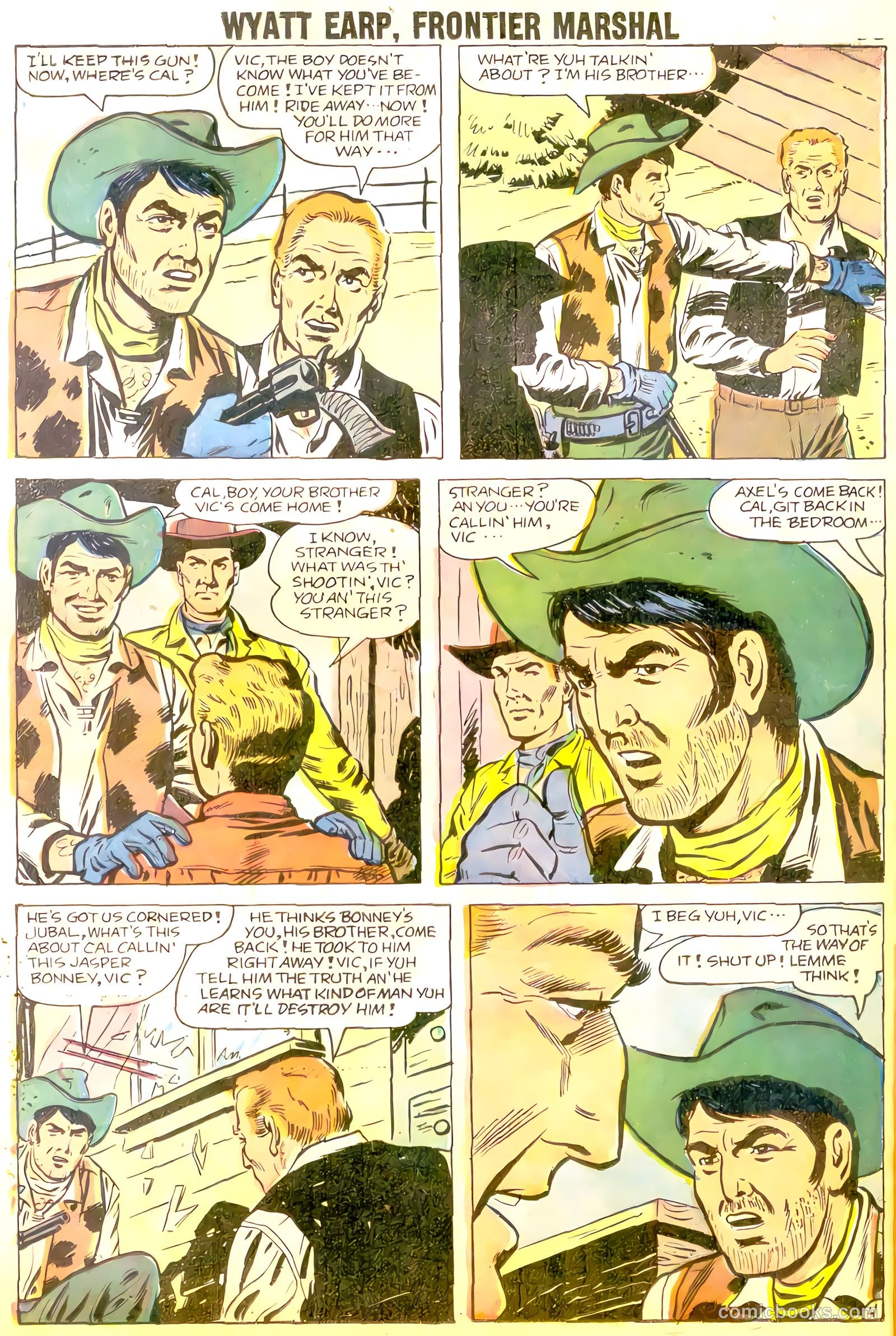 Wyatt Earp, Frontier Marshal #22 (1958, Charlton) — page 24 of 36