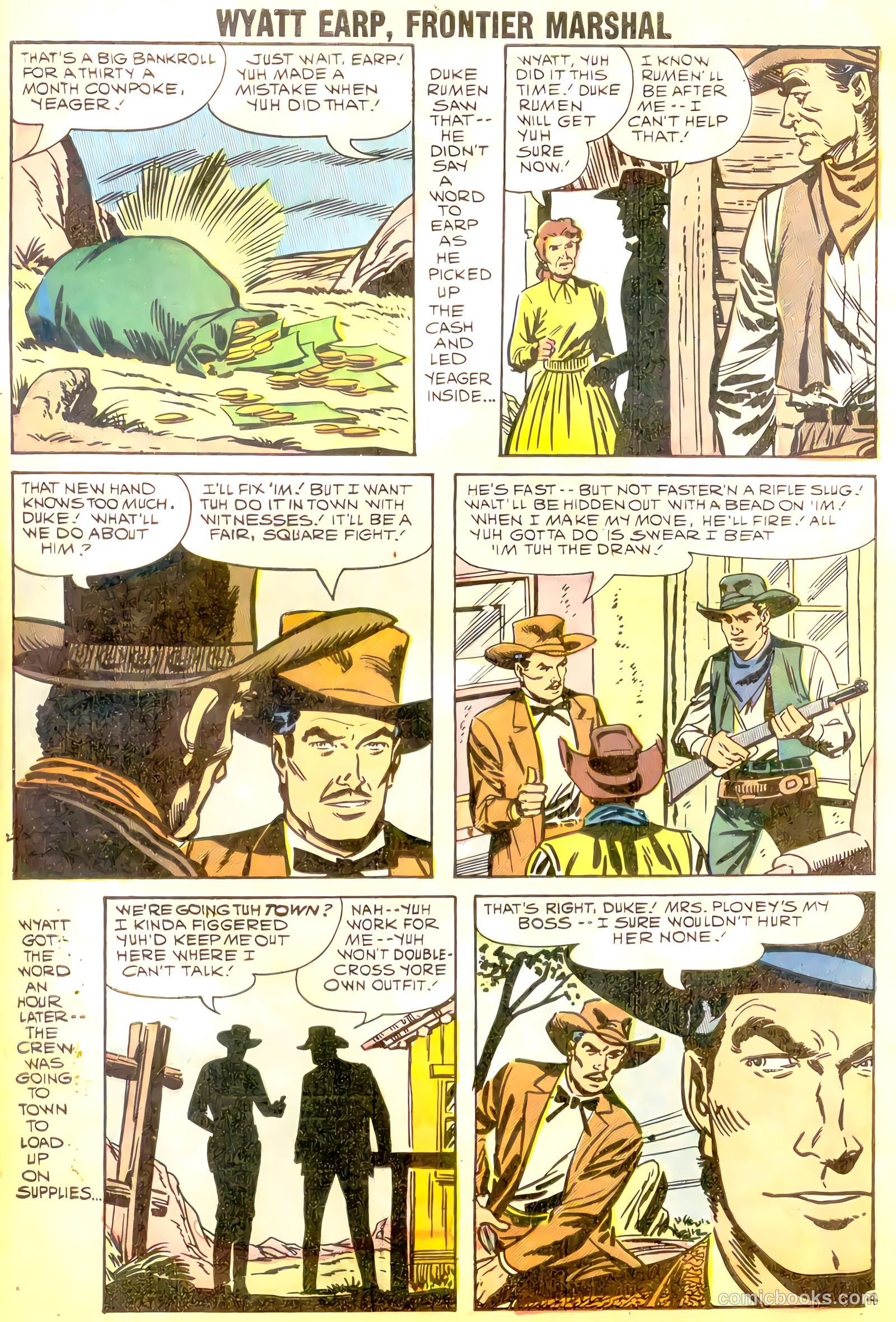 Wyatt Earp, Frontier Marshal #22 (1958, Charlton) — page 29 of 36