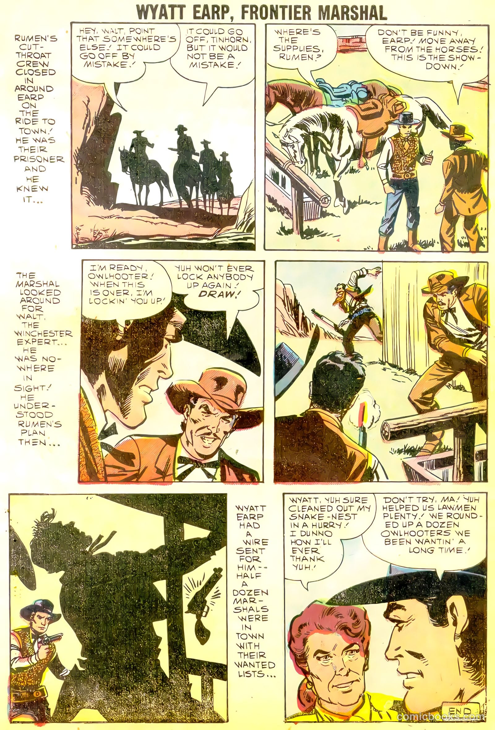 Wyatt Earp, Frontier Marshal #22 (1958, Charlton) — page 30 of 36