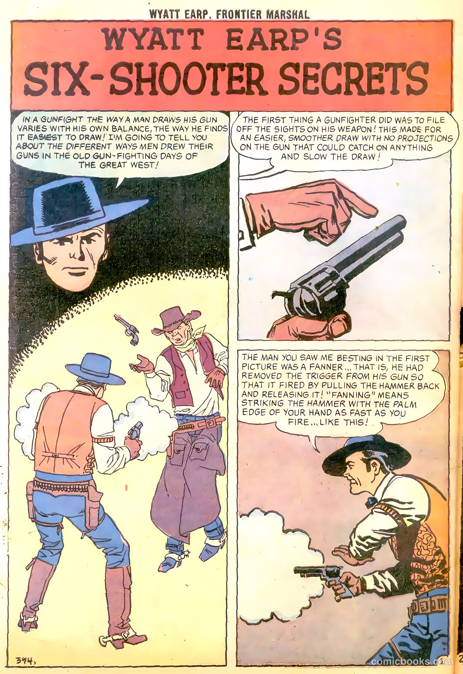 Wyatt Earp, Frontier Marshal #22 (1958, Charlton) — page 32 of 36