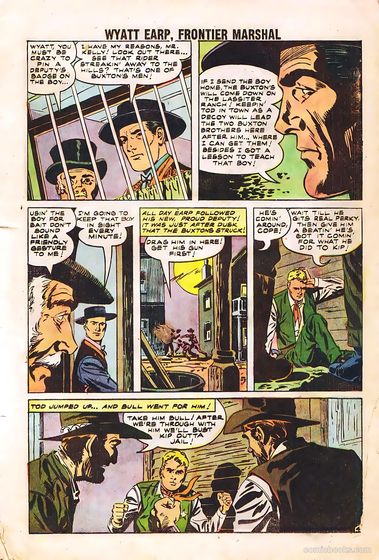 Wyatt Earp, Frontier Marshal #23 (1959) — page 13 of 36