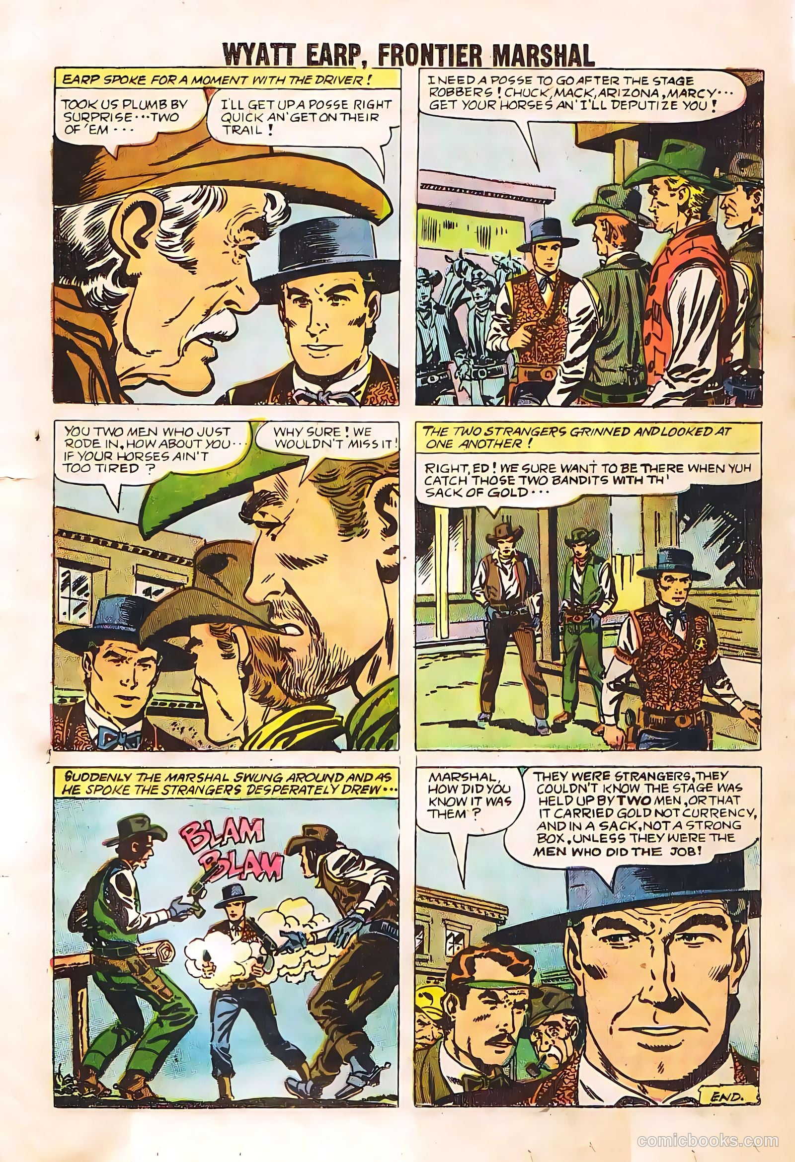 Wyatt Earp, Frontier Marshal #23 (1959) — page 17 of 36