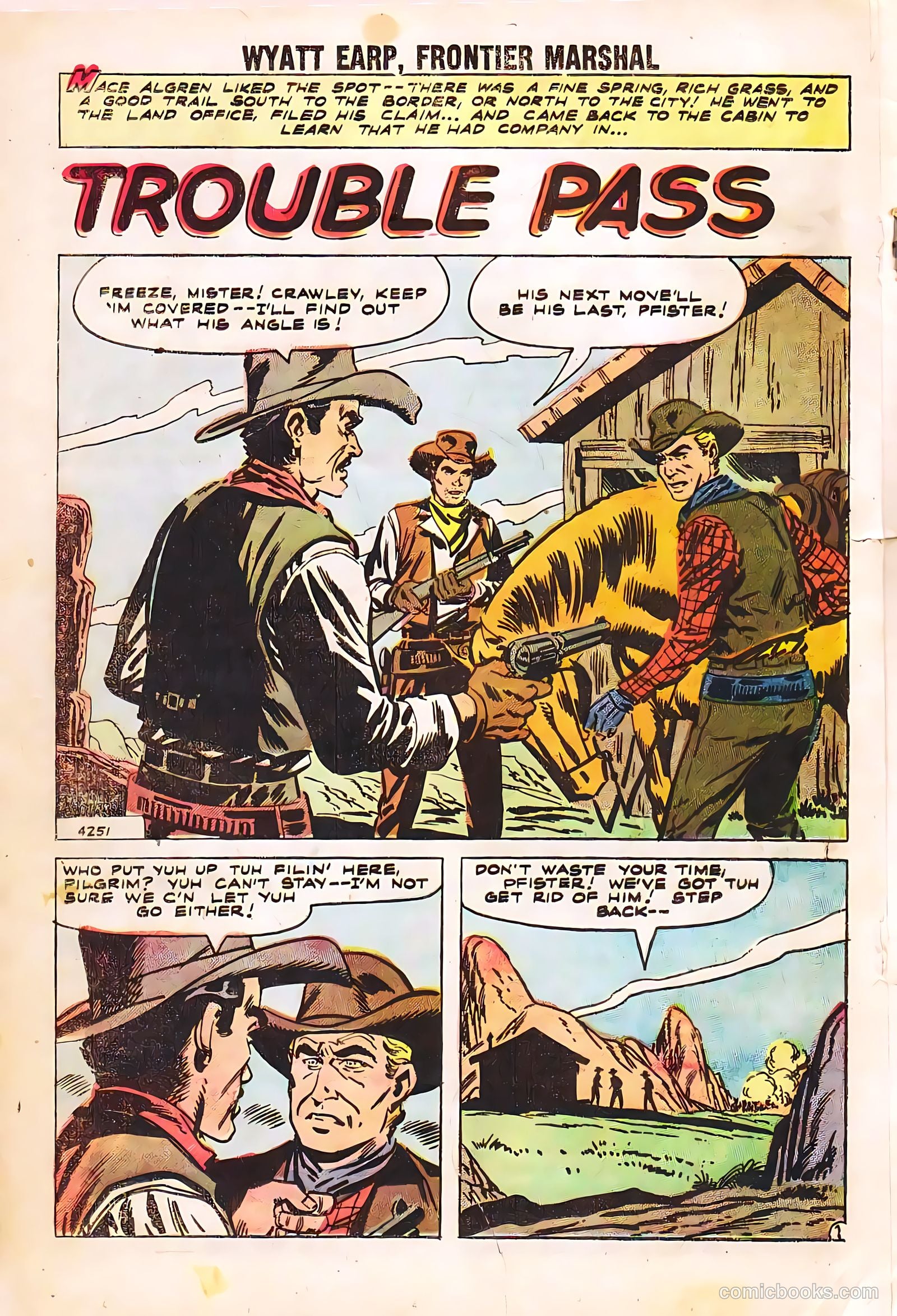 Wyatt Earp, Frontier Marshal #23 (1959) — page 20 of 36