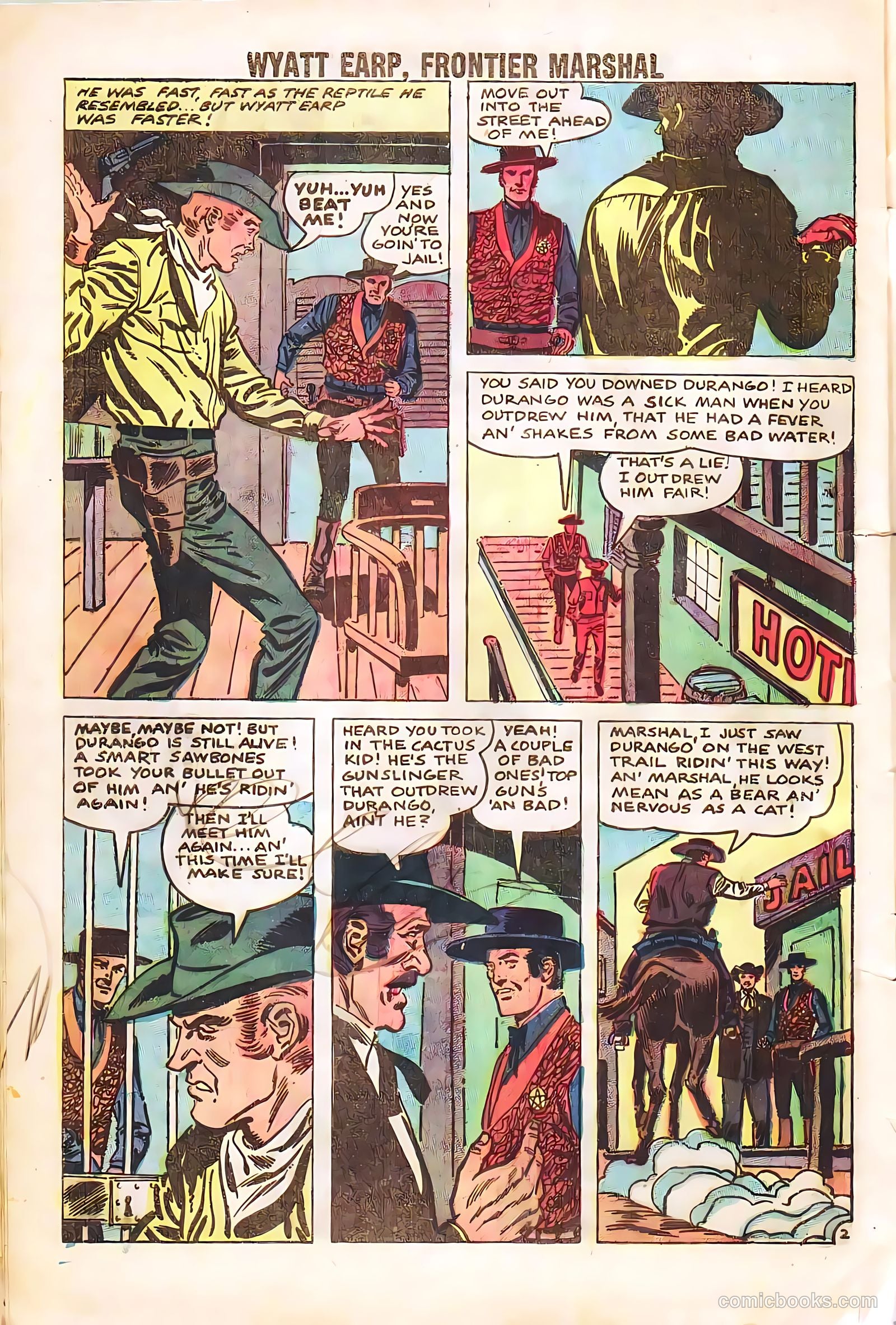 Wyatt Earp, Frontier Marshal #23 (1959) — page 28 of 36