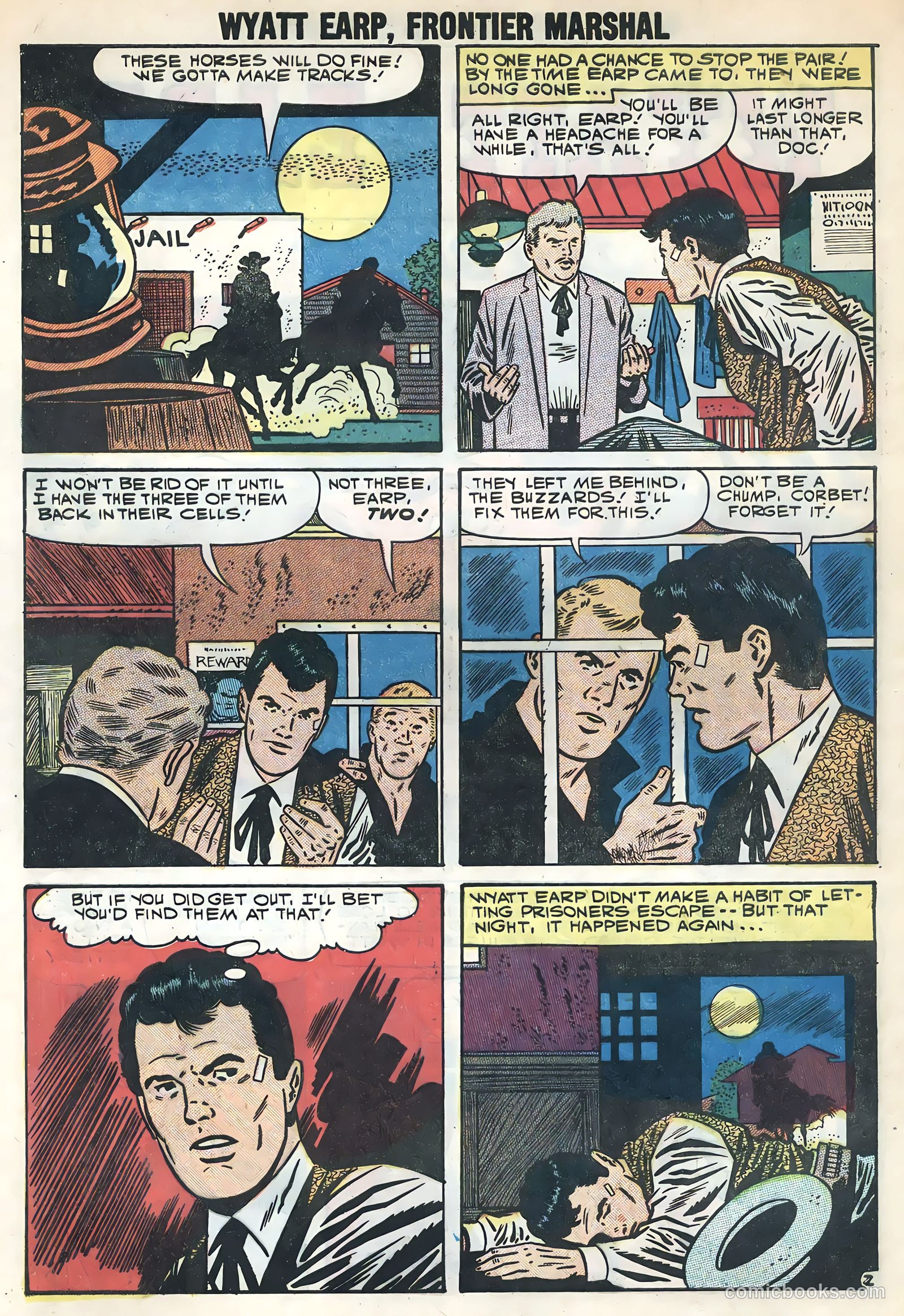 Wyatt Earp, Frontier Marshal #25 (1959) — page 4 of 36