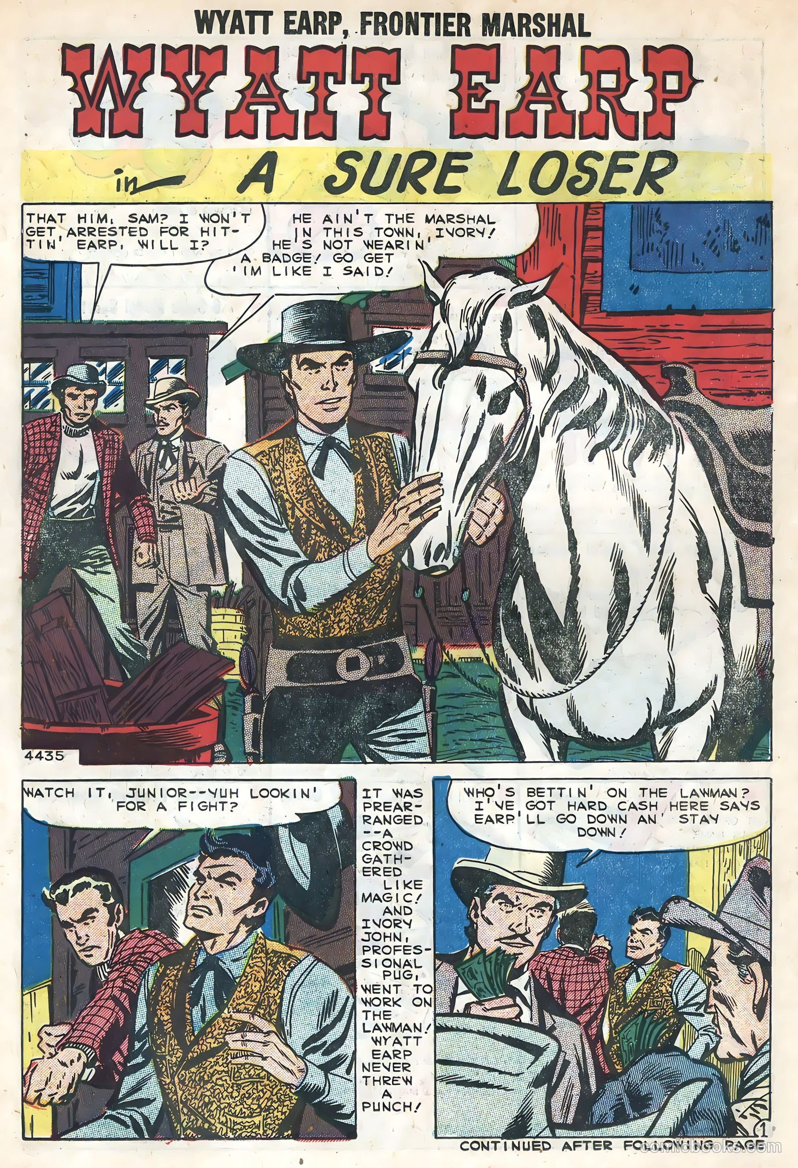 Wyatt Earp, Frontier Marshal #25 (1959) — page 14 of 36