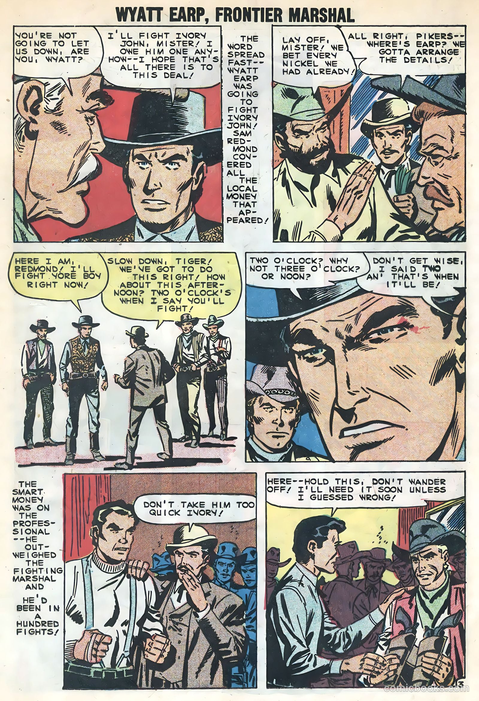 Wyatt Earp, Frontier Marshal #25 (1959) — page 17 of 36