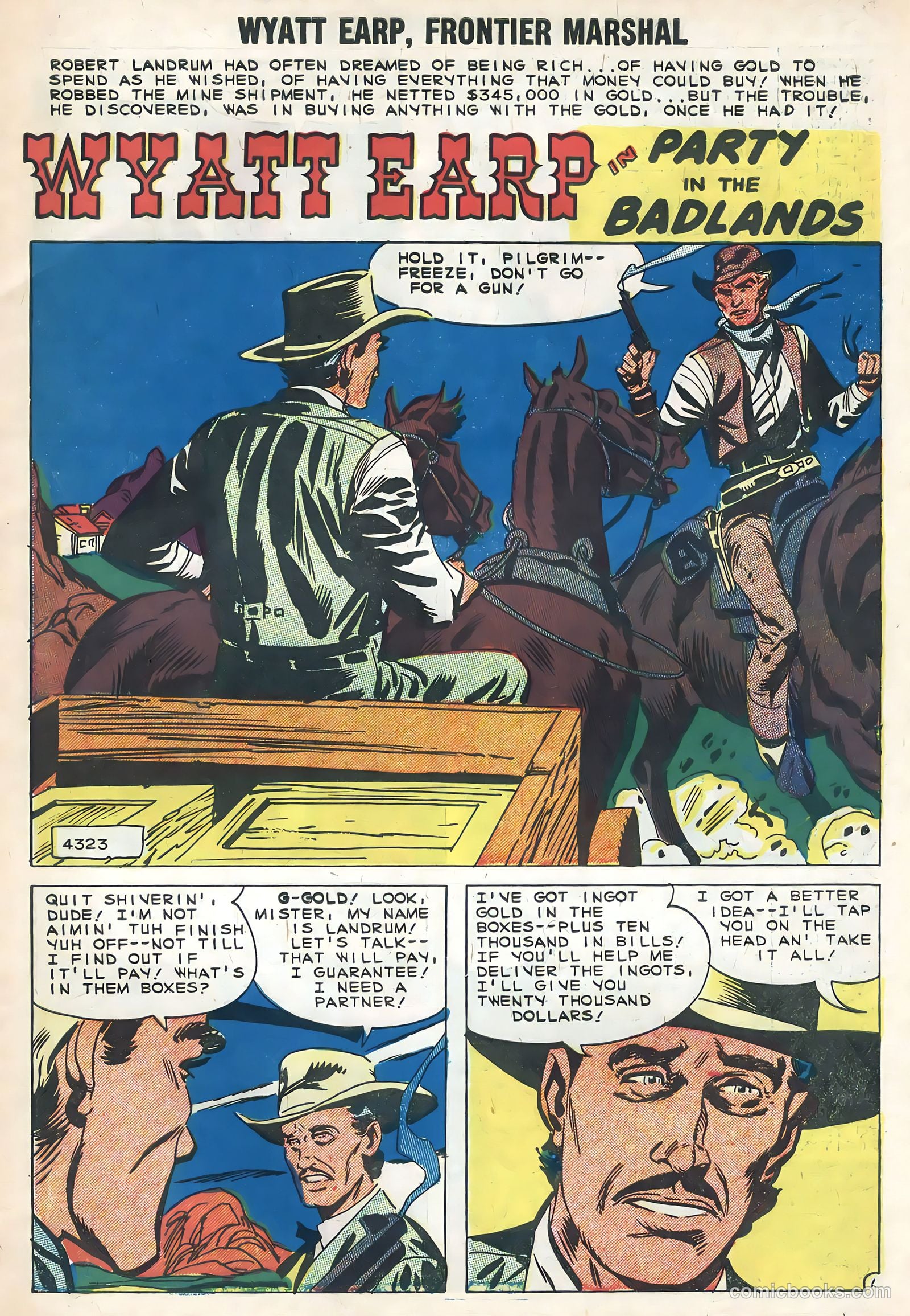 Wyatt Earp, Frontier Marshal #26 (1959) — page 3 of 36