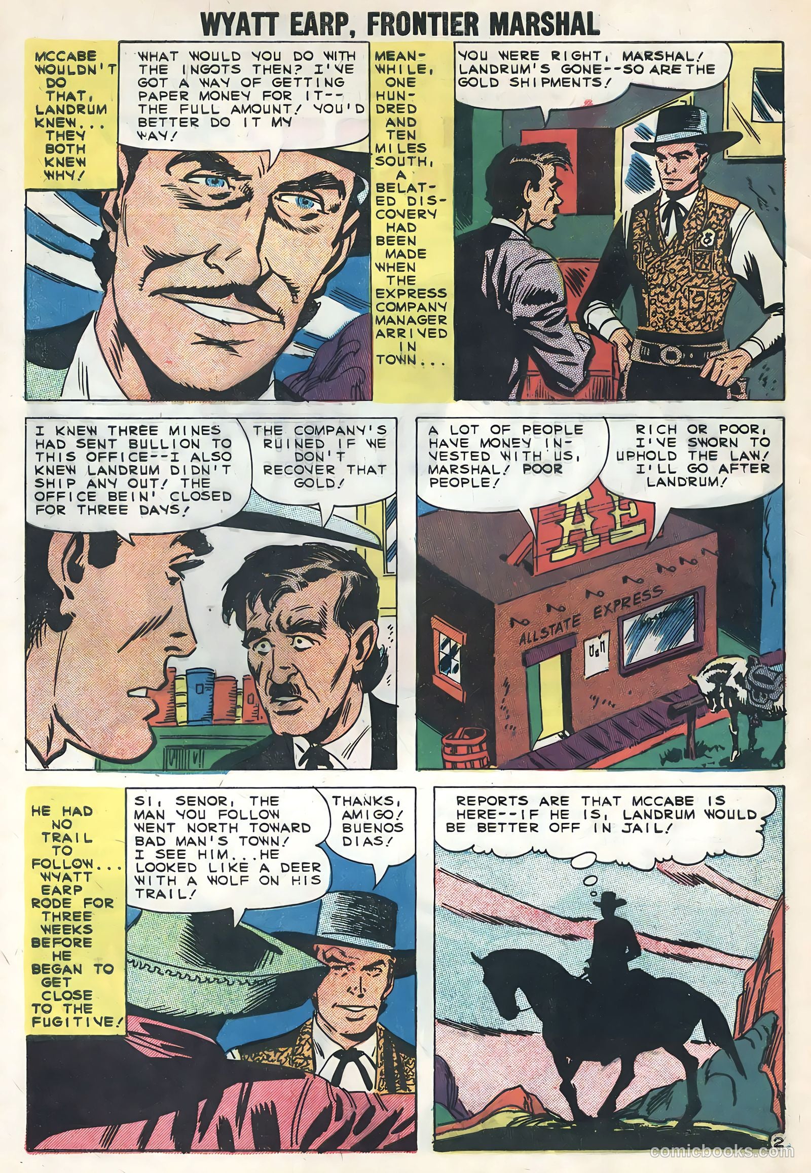 Wyatt Earp, Frontier Marshal #26 (1959) — page 4 of 36