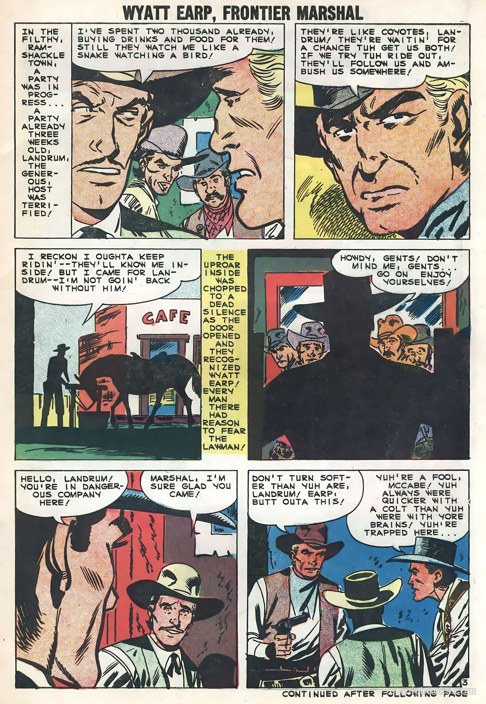 Wyatt Earp, Frontier Marshal #26 (1959) — page 5 of 36