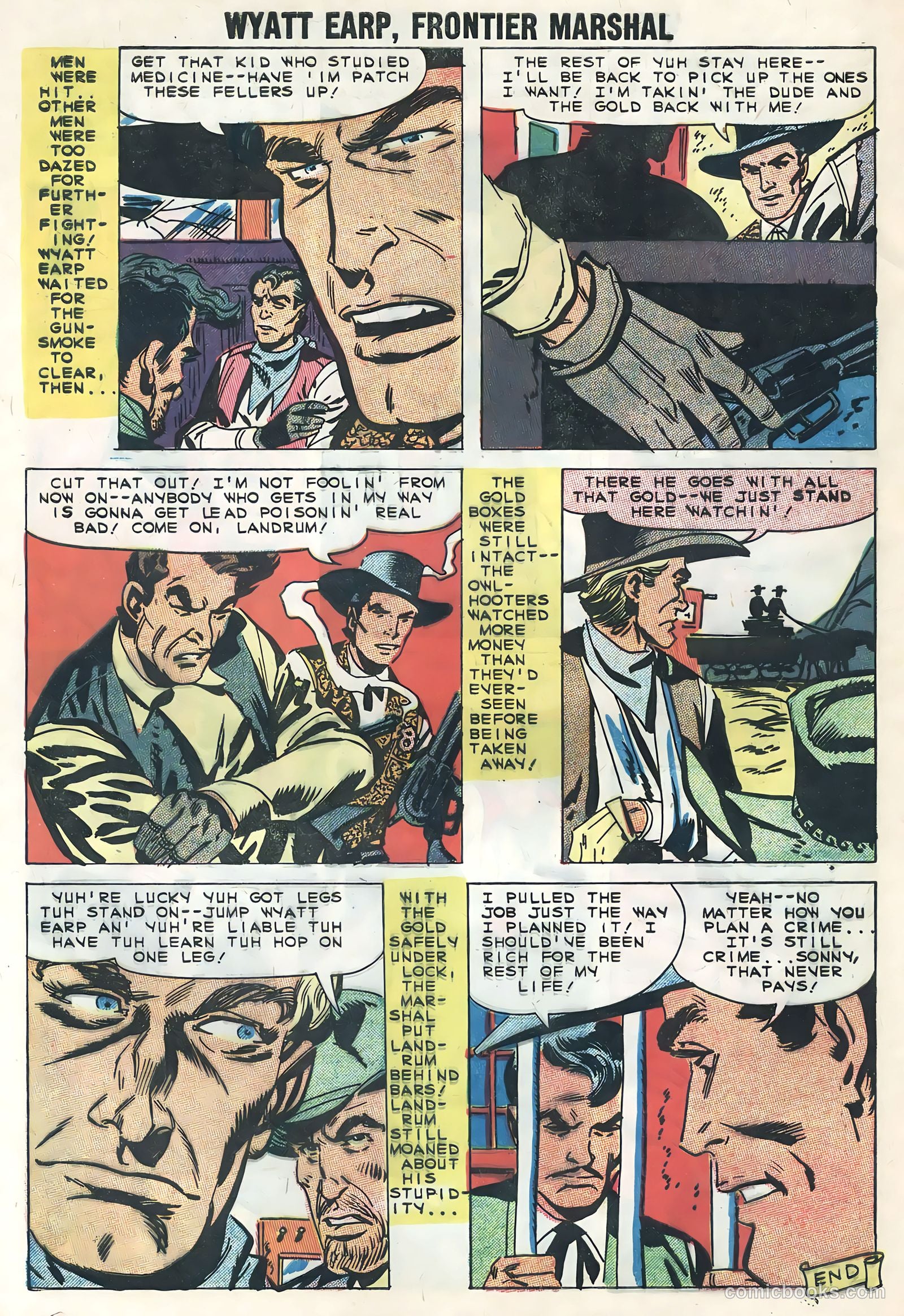 Wyatt Earp, Frontier Marshal #26 (1959) — page 8 of 36
